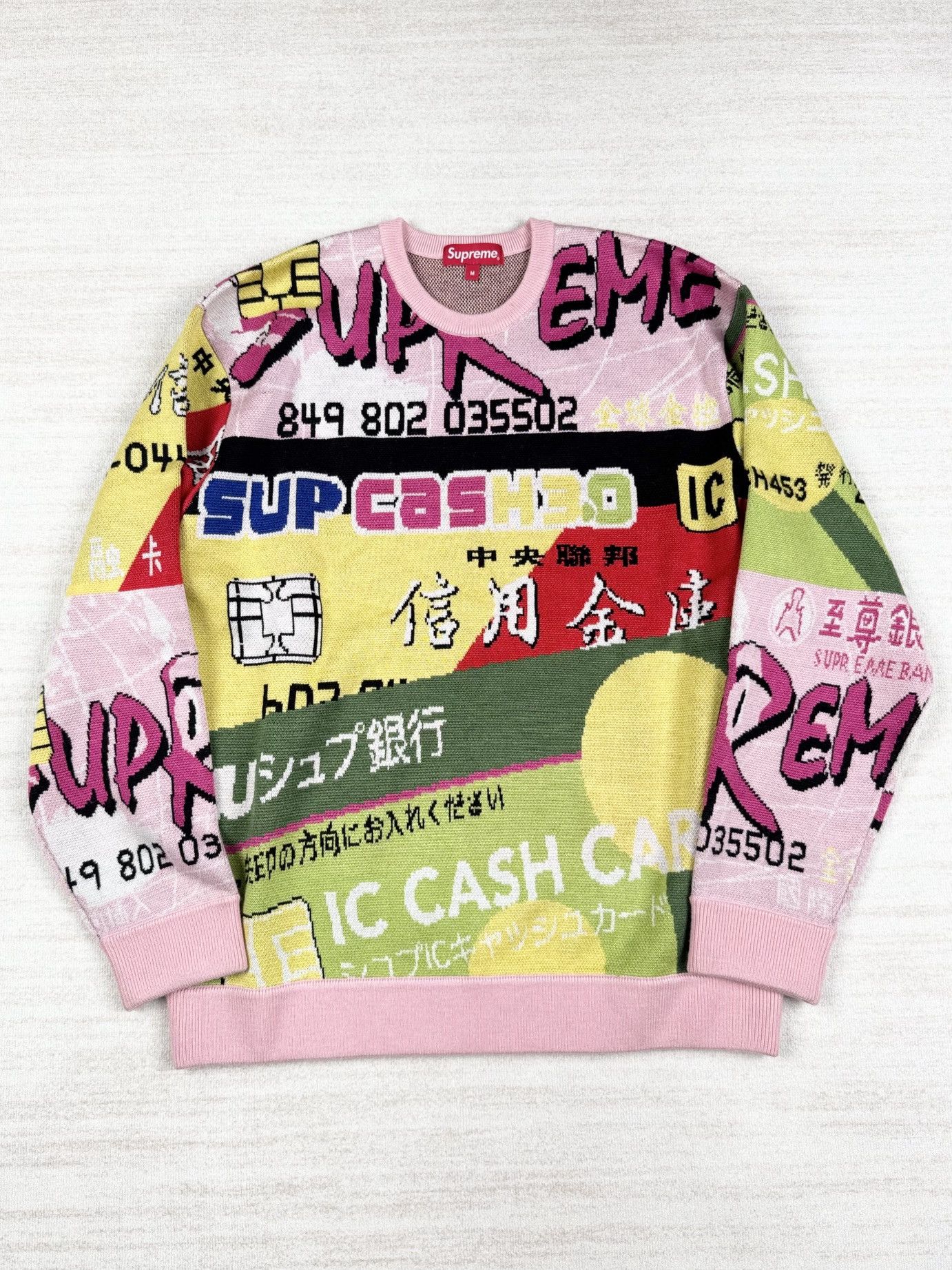 Supreme Supreme Credit Cards Sweater Size US L / EU 52-54 / 3 - 5 Thumbnail