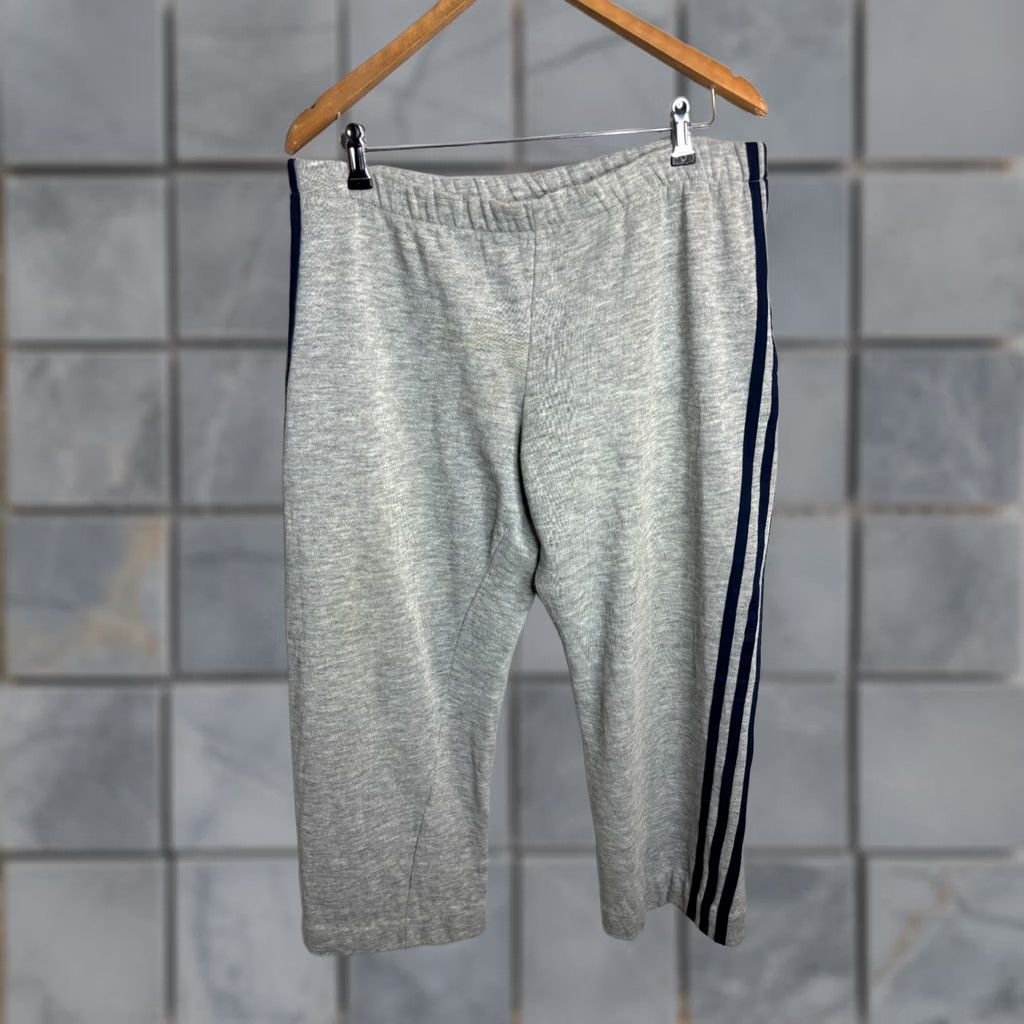 Agolde VINTAGE Gold Eagle Sweat Pants L Gray Acrylic USA Made 80s Striped Mens Size US 33 - 1 Thumbnail