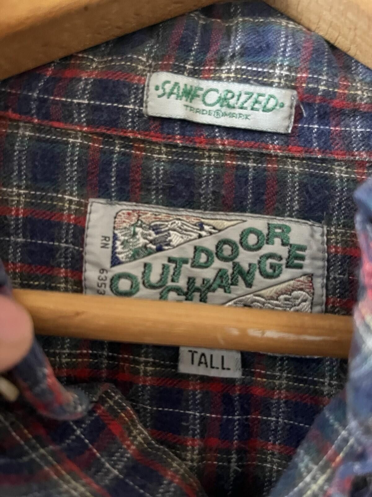 Other VTG Outdoor Exchange Plaid Flannel Shirt Men's Tall L/XL Size US L / EU 52-54 / 3 - 3 Thumbnail