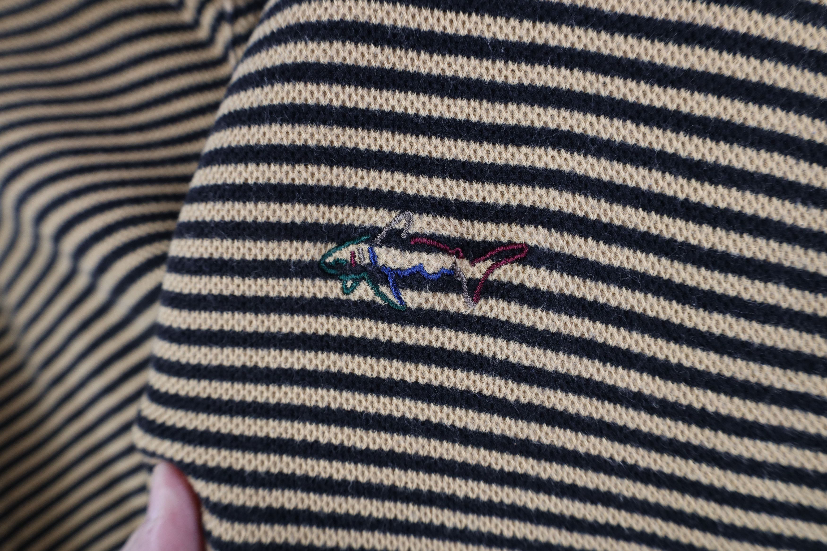 Vintage Vintage 90s Streetwear Thermal Knit Collared Golf Polo Shirt Size US L / EU 52-54 / 3 - 4 Thumbnail