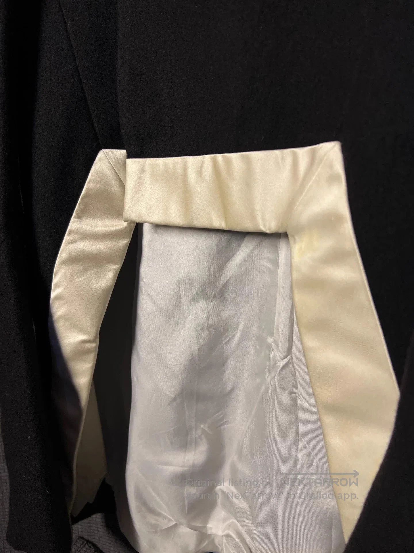 Rick Owens Black High Collar Structured Jacket. Size US M / EU 48-50 / 2 - 4 Thumbnail