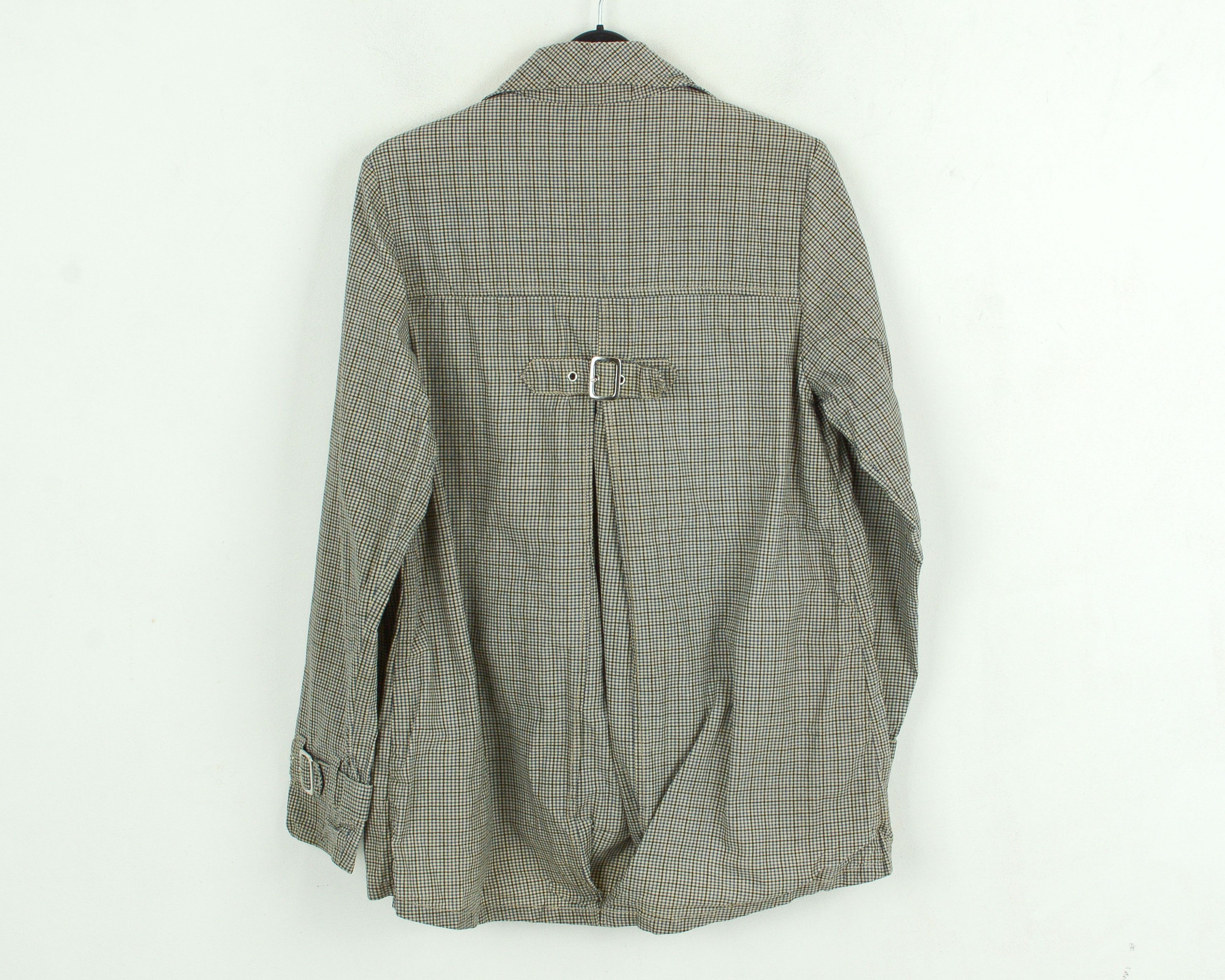 ELVINE Women S Tartan Blazer US 2 Jacket Plaid Coat Trench Mac Size S / US 4 / IT 40 - 4 Thumbnail