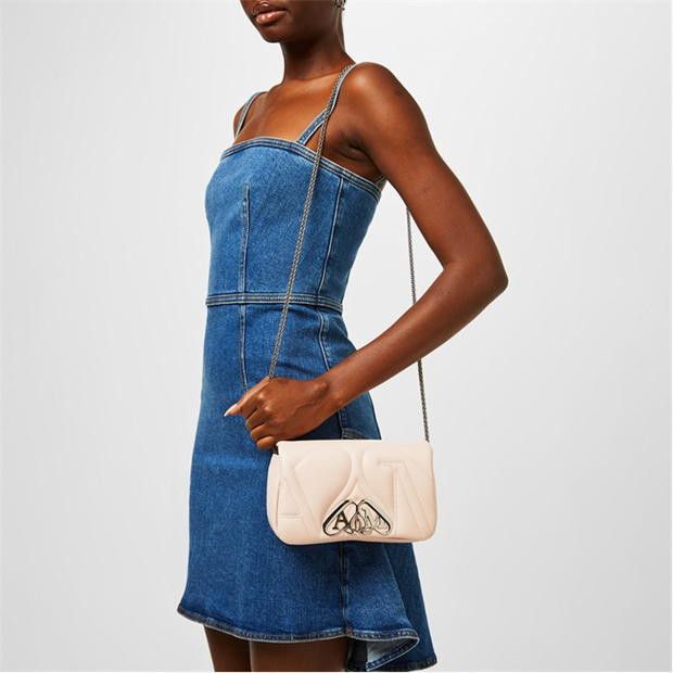 Alexander McQueen o1g2r1mq0824 Size: OS / The Seal Mini Bag in Light Pink Size ONE SIZE - 4 Thumbnail