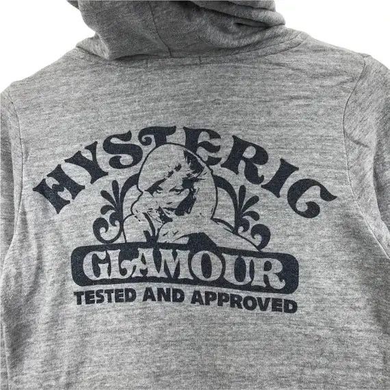 Hysteric Glamour Vtg HYSTERIC GLAMOUR JAPAN Cropped Top Approved Hoodie Size S / US 4 / IT 40 - 1 Thumbnail