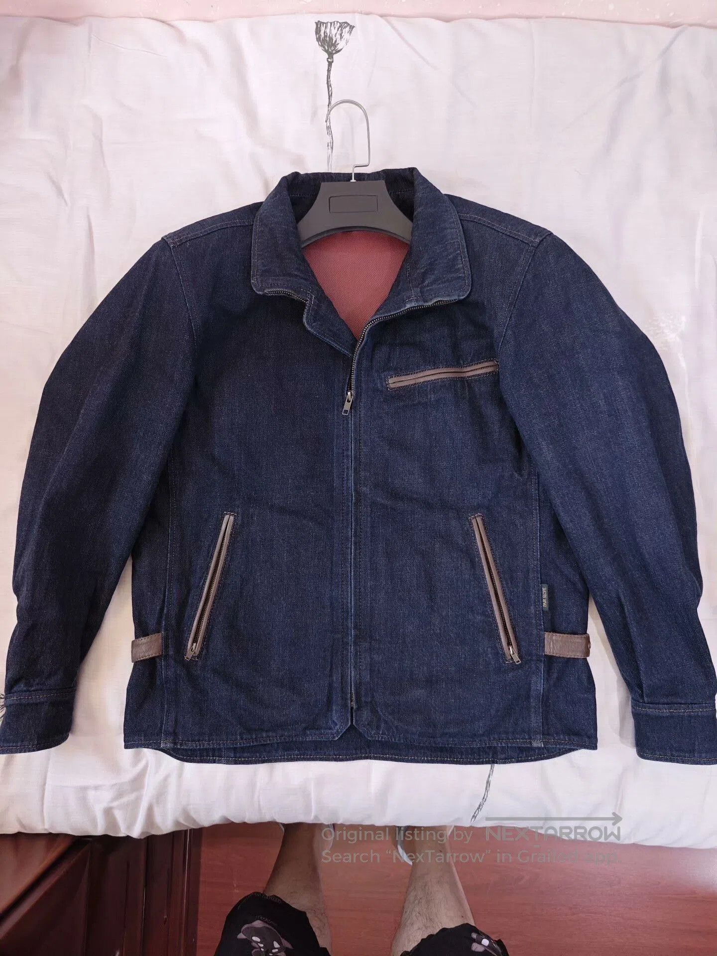 Japanese Brand Japanese Denim Motorcycle Jacket. Size US M / EU 48-50 / 2 - 4 Thumbnail