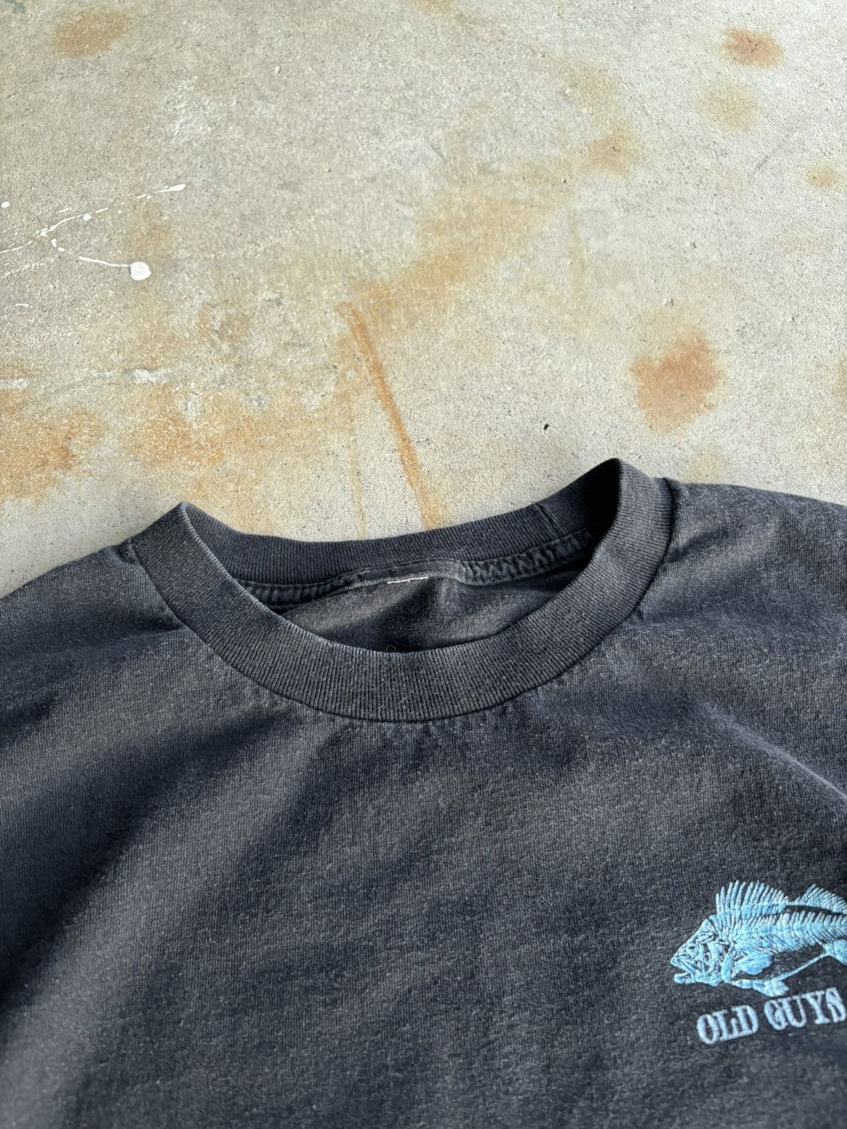 Other Vintage 90s Old Men Rule Thermal Faded Fishing Tee Size US L / EU 52-54 / 3 - 4 Thumbnail