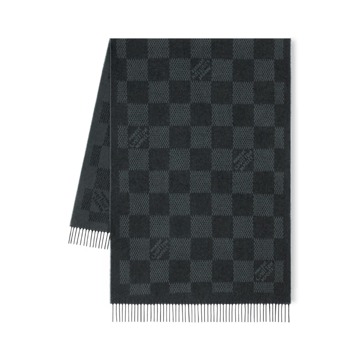 Louis Vuitton Light Damier Scarf - 194 x 70 cm Size ONE SIZE - 2 Thumbnail
