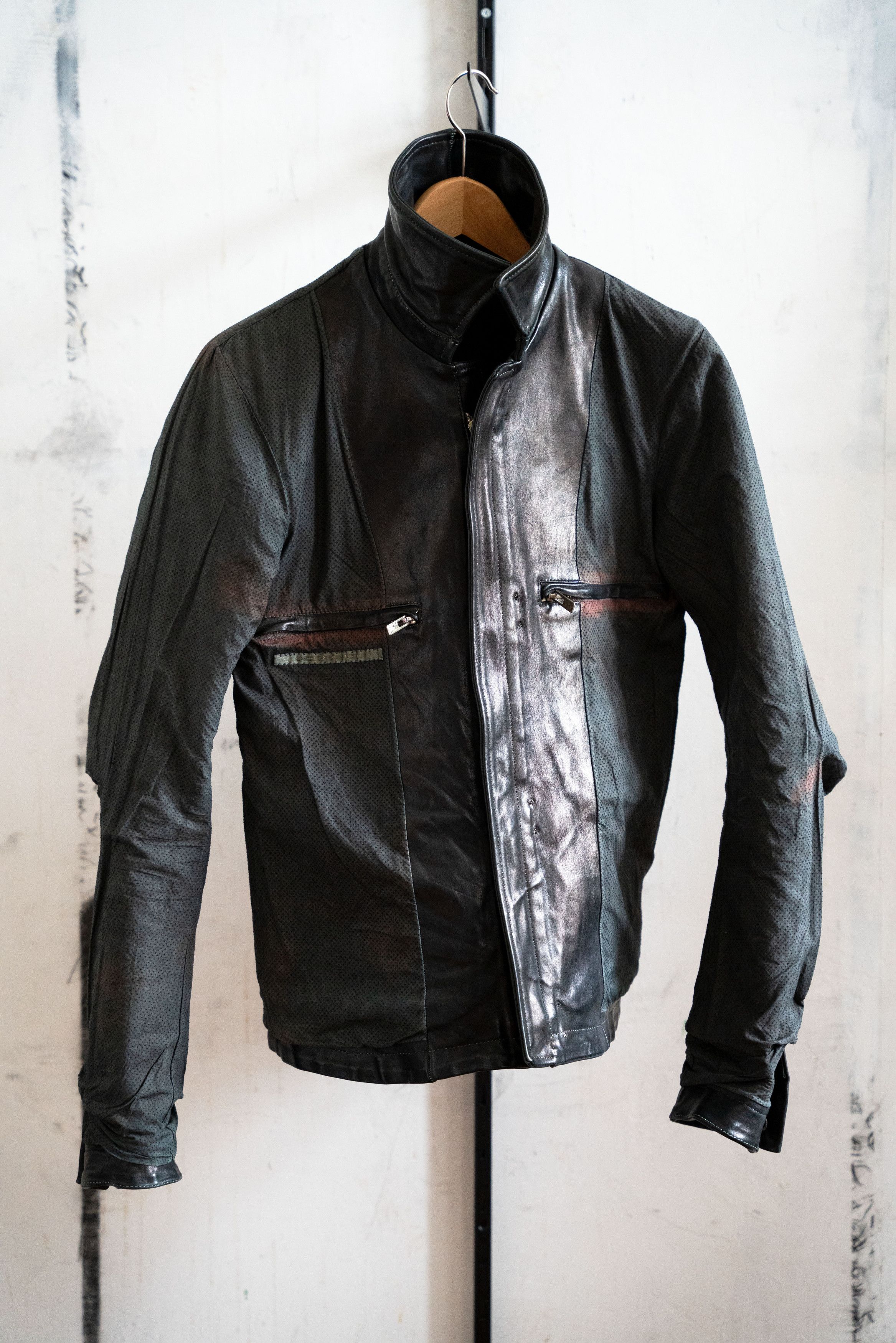 Carol Christian Poell Carol Christian Poell AM/2498 CORS Scarstich leather jacket Size US S / EU 44-46 / 1 - 3 Thumbnail