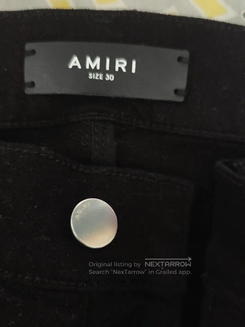Other Amiri Black ripped denim jeans Size US 30 / EU 46 - 2 Thumbnail