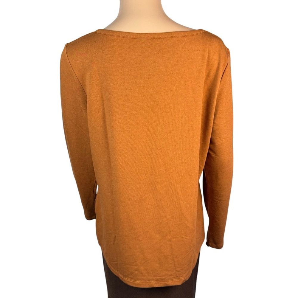 Banana Republic NWT New Banana Republic Long Sleeve Brown Top Size L Size L / US 10 / IT 46 - 3 Thumbnail
