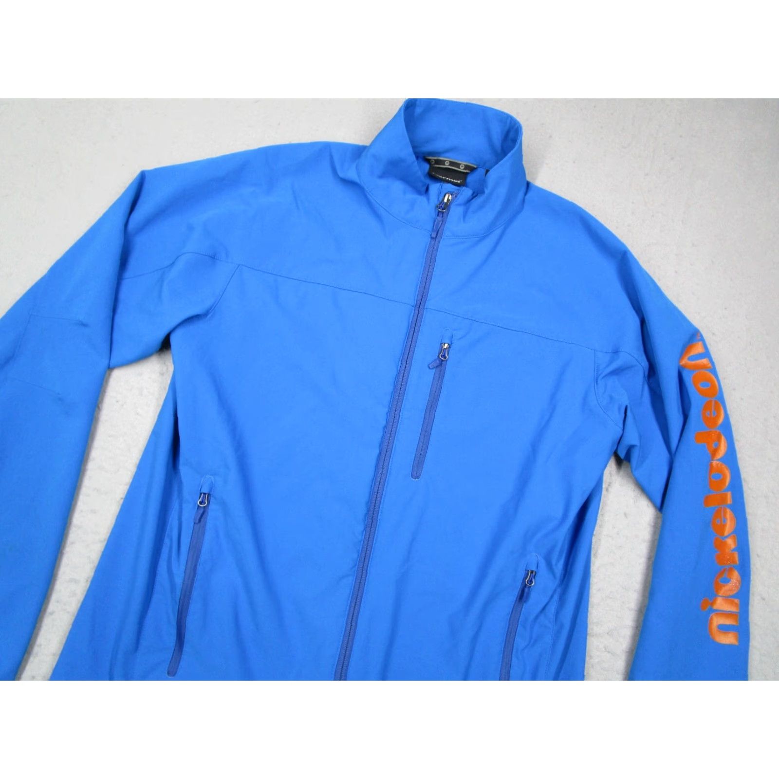 Marmot Marmot Mens Blue Tempo M3 Jacket Full Zip NICKELODEON Graphic Bomber Jacket Outdoor Zip Pockets All Seasons Fall Winter Spring Classic Size L Size US L / EU 52-54 / 3 - 2 Thumbnail