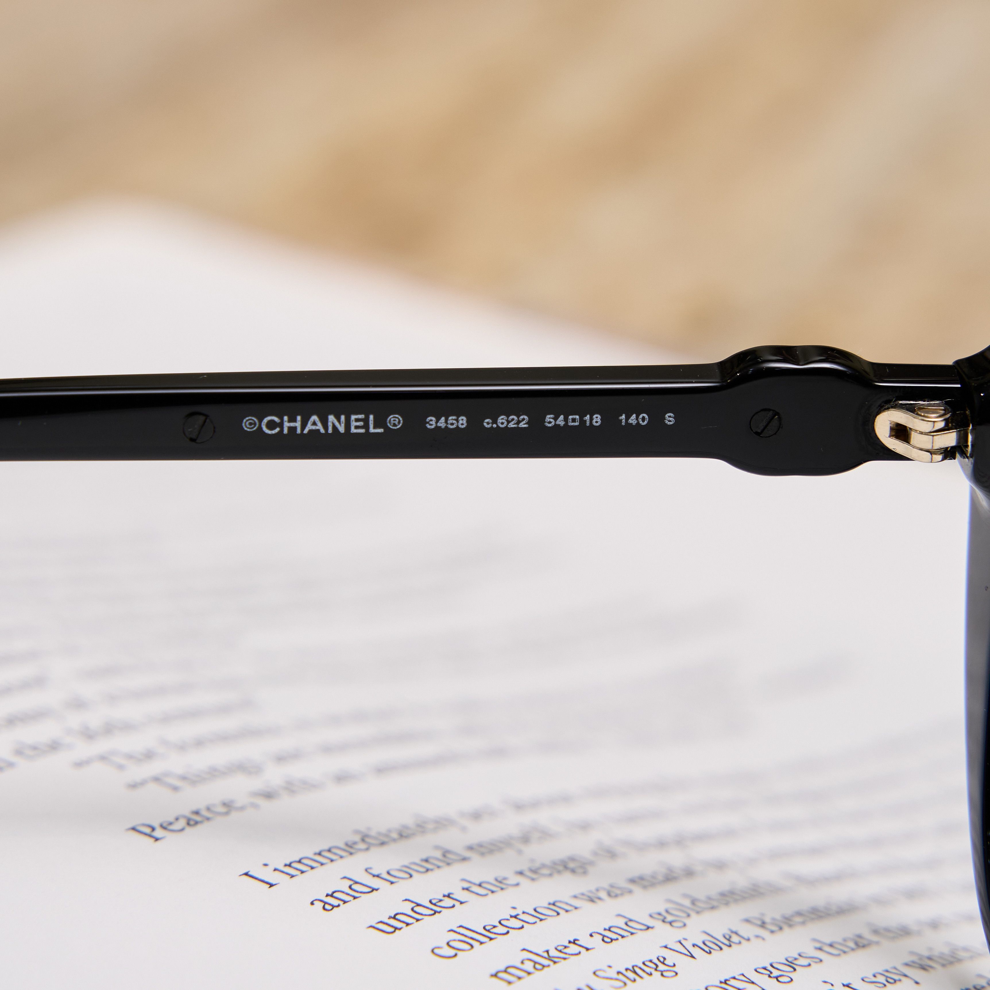 Chanel CHANEL 0CH3458 C622 Sunglasses Size ONE SIZE - 5 Thumbnail