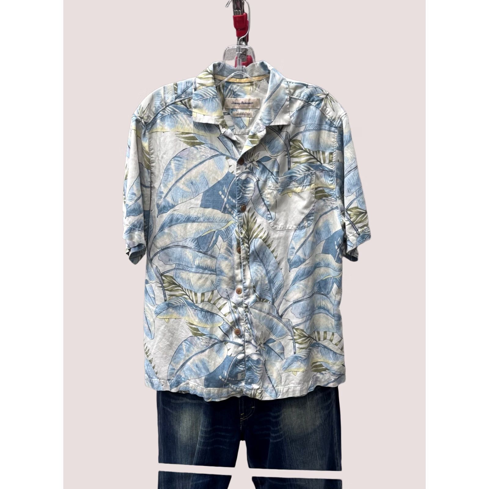 Tommy Bahama Tommy Bahama Shirt Small S Silk Floral Pocket SHORT SLEEVE BUTTON UP Mens Size US S / EU 44-46 / 1 - 1 Thumbnail