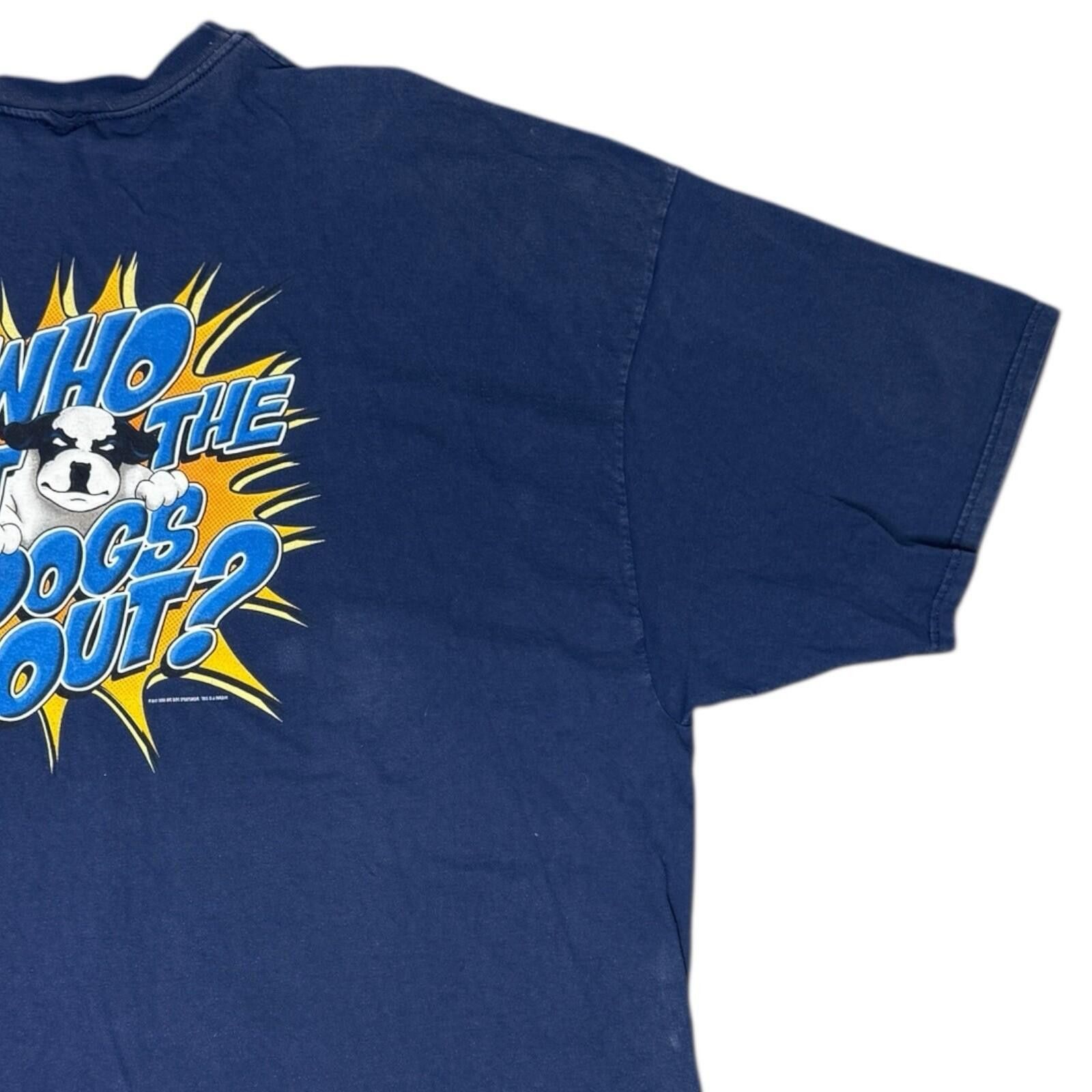 Big Dogs Vintage 2000 Big Dogs Who Let The Big Dogs Out Shirt 3XL Size US XXL / EU 58 / 5 - 9 Thumbnail