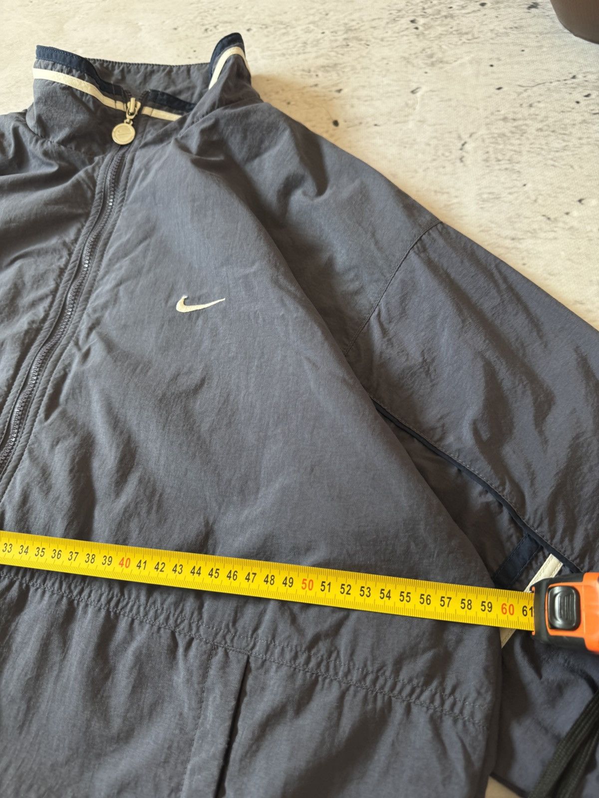 Nike × Vintage NIKE VINTAGE BASIC LOGO OVERSIZE BAGGY LIGHT JACKET Size US M / EU 48-50 / 2 - 7 Thumbnail
