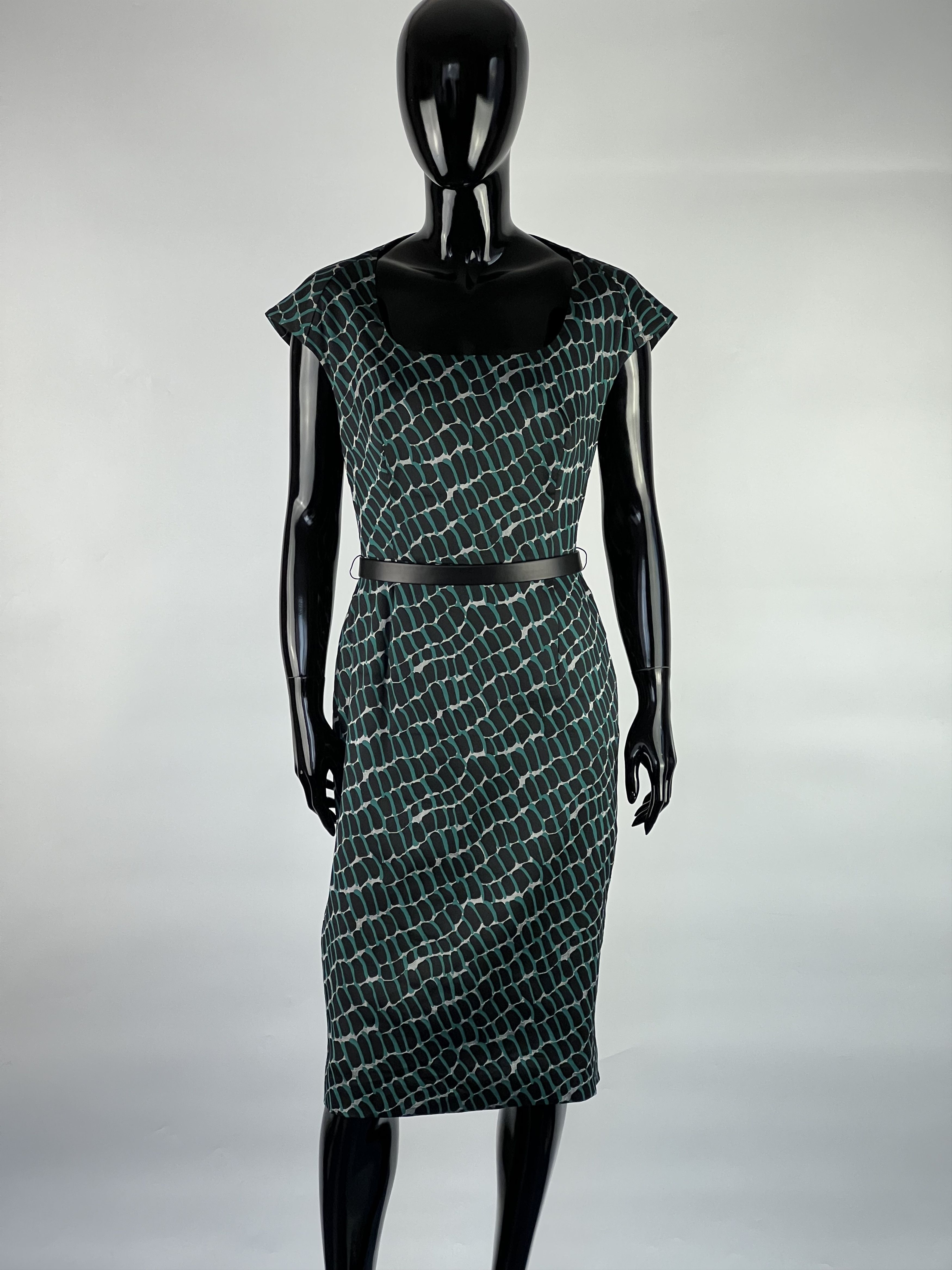 Escada Escada Silk Sleeveless Belt Dress Size 38 Size M / US 6-8 / IT 42-44 - 1 Thumbnail