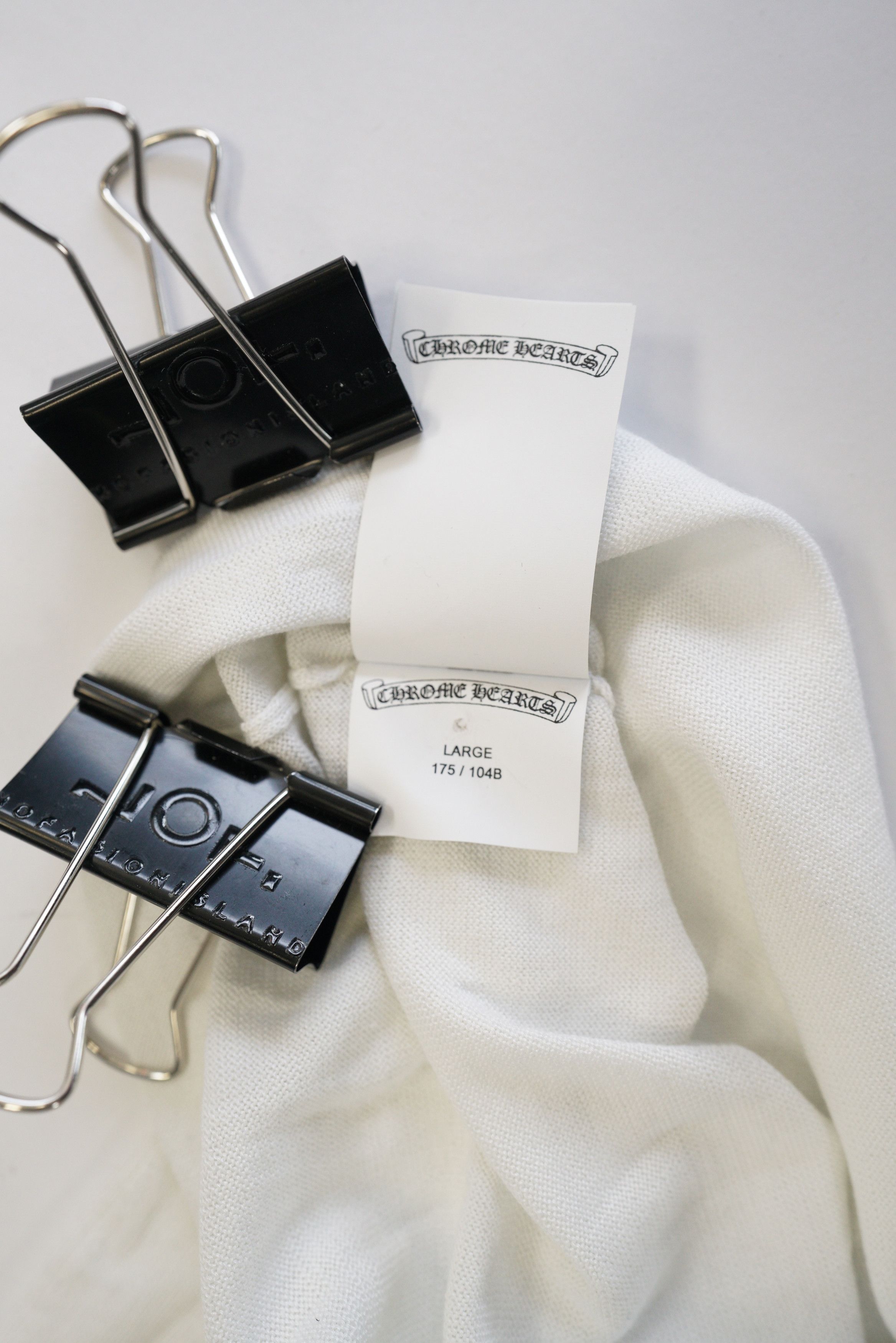 Chrome Hearts Chrome Hearts White Triple Cross Black Long Sleeve Tee Size US L / EU 52-54 / 3 - 9 Thumbnail