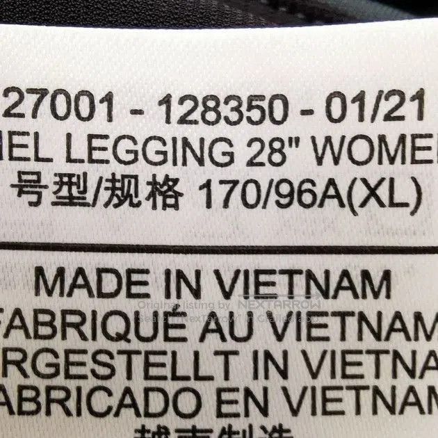 Arc'teryx Arc'teryx Black XL Logo Leggings. Size 24" / US 00 / IT 34 - 7 Thumbnail