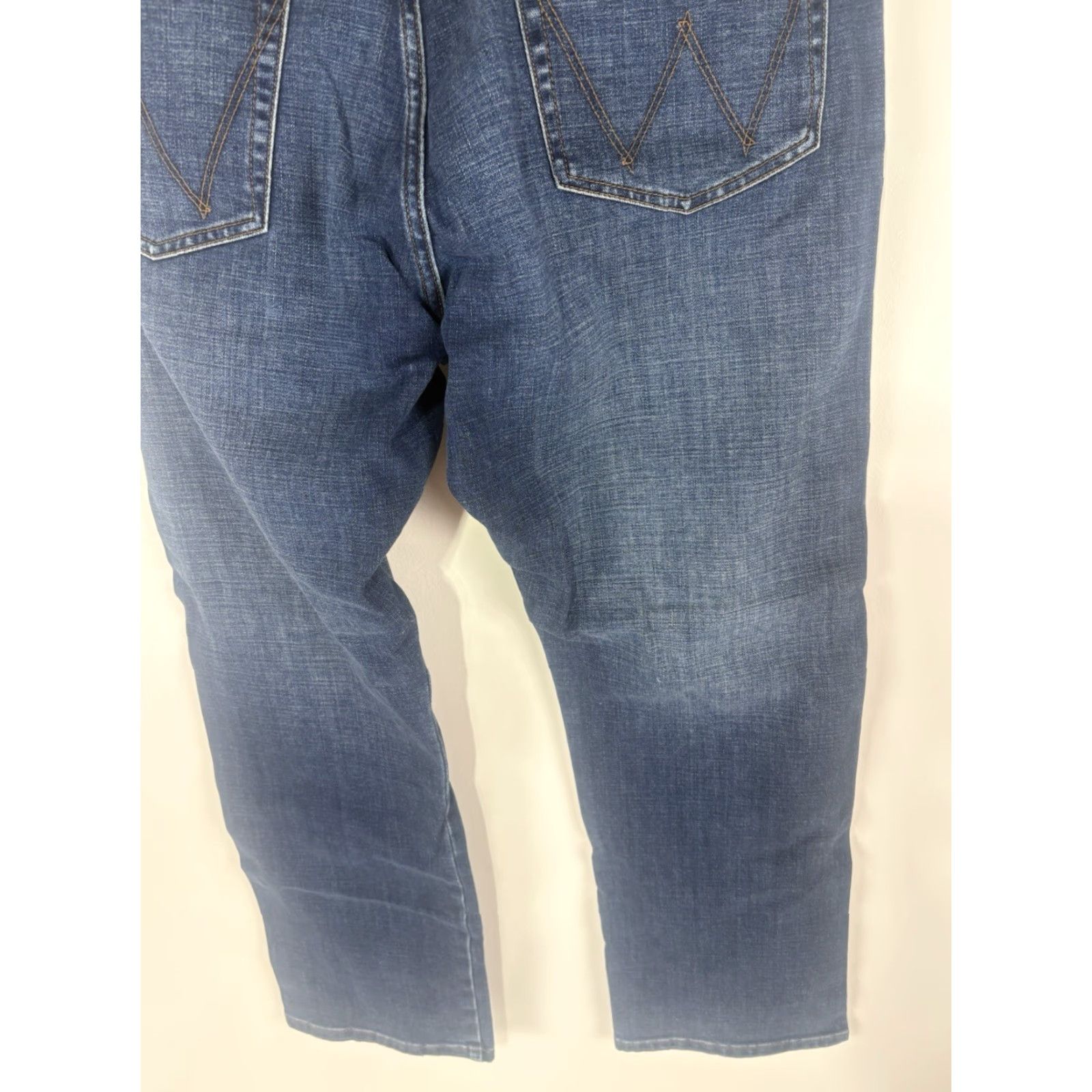 Wrangler Wrangler Retro Jeans Men’s 38X32 Brown Patch Slim Straight Size US 38 / EU 54 - 7 Thumbnail