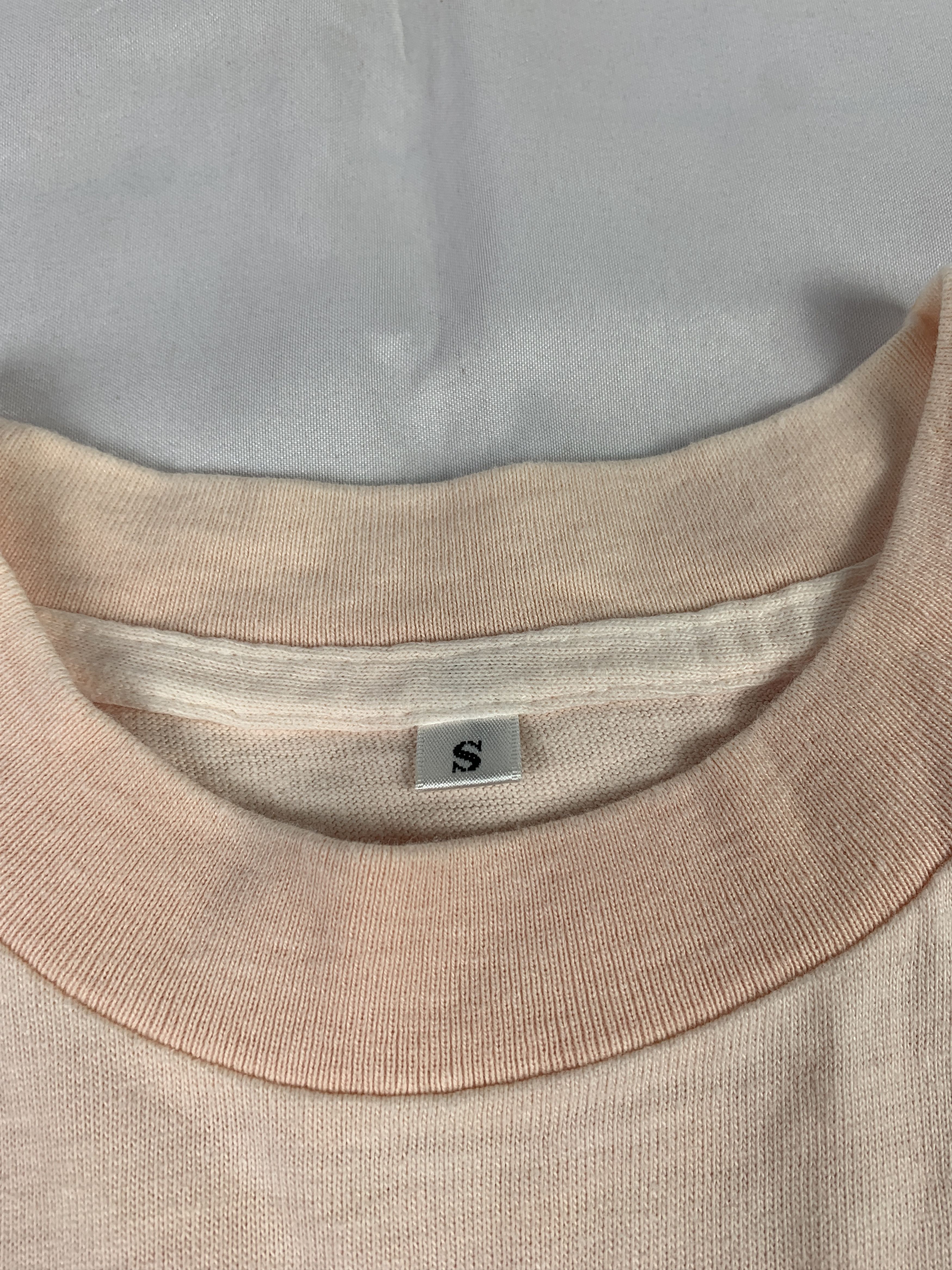 Japanese Brand Free Gate Soft Pink Punk Tee (S) Size US S / EU 44-46 / 1 - 8 Thumbnail
