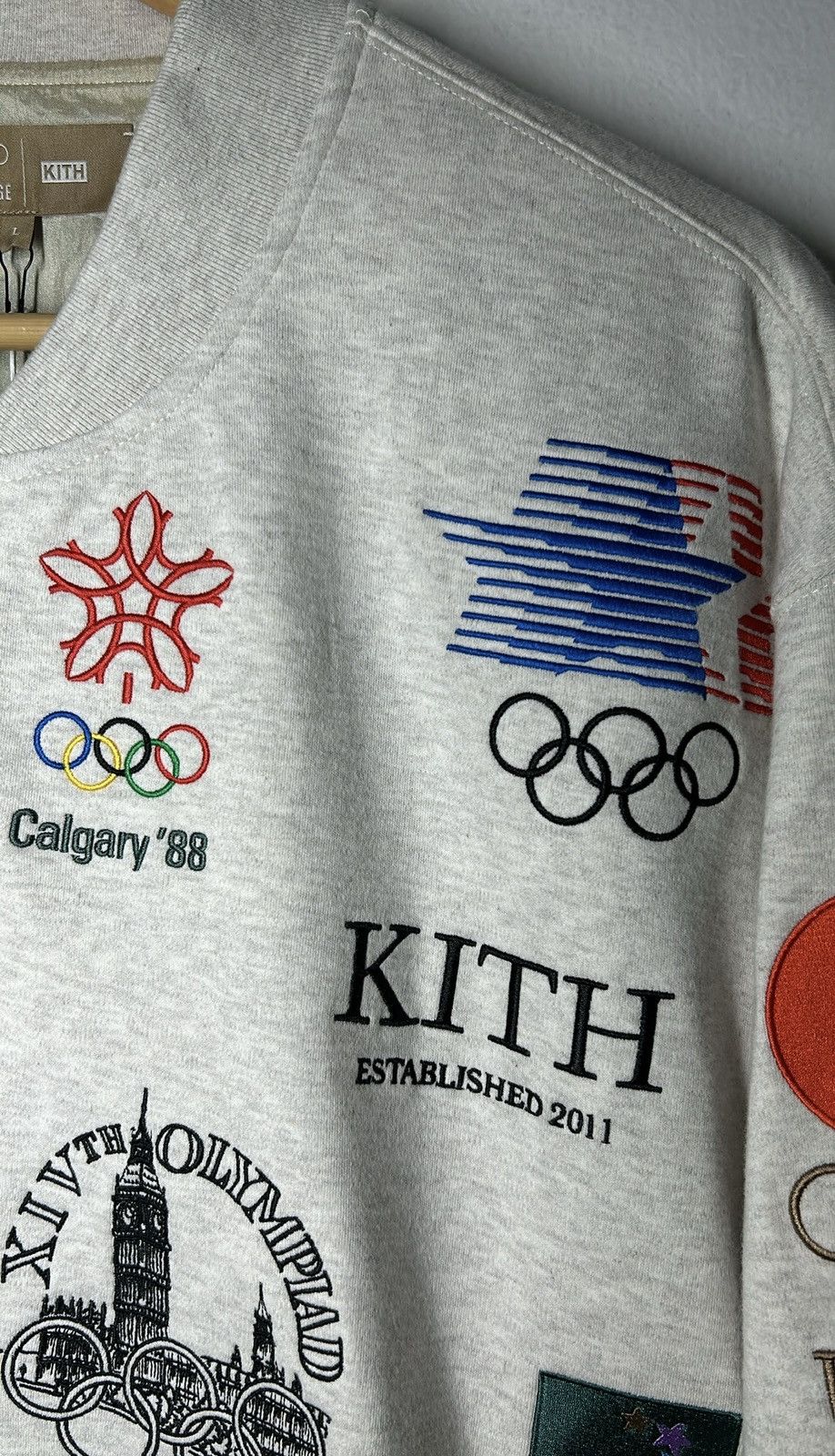 Kith Kith Olympics Heritage Marvin bomber jacket Size US L / EU 52-54 / 3 - 4 Thumbnail