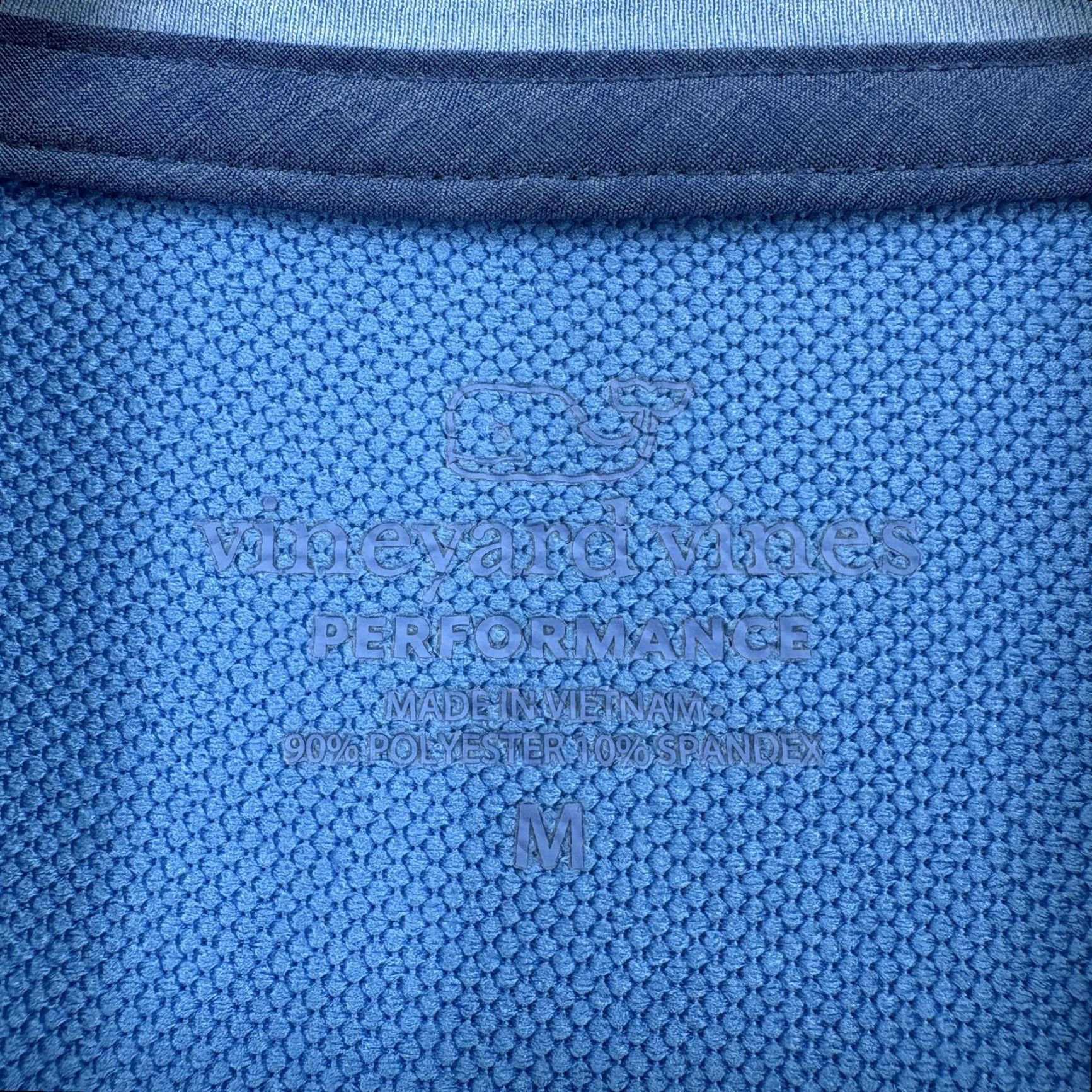 Vineyard Vines Vineyard Vines Sweater Mens M Blue Performance Quarter Zip Pullover Top Size US M / EU 48-50 / 2 - 3 Thumbnail
