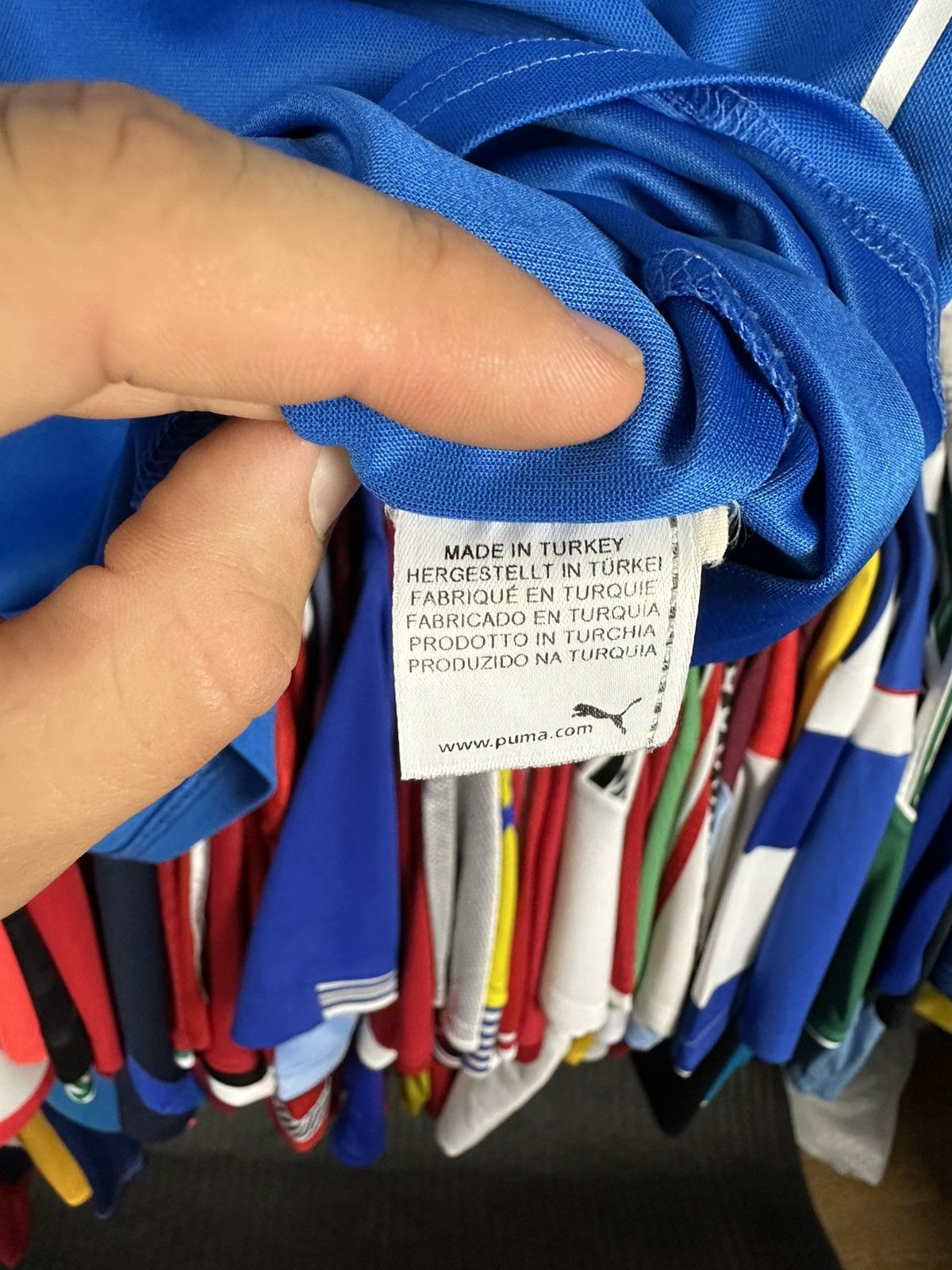 Puma PUMA GLASGOW RANGERS 2014 2015 FOOTBALL SHIRT SOCCER JERSEY Size US L / EU 52-54 / 3 - 7 Thumbnail