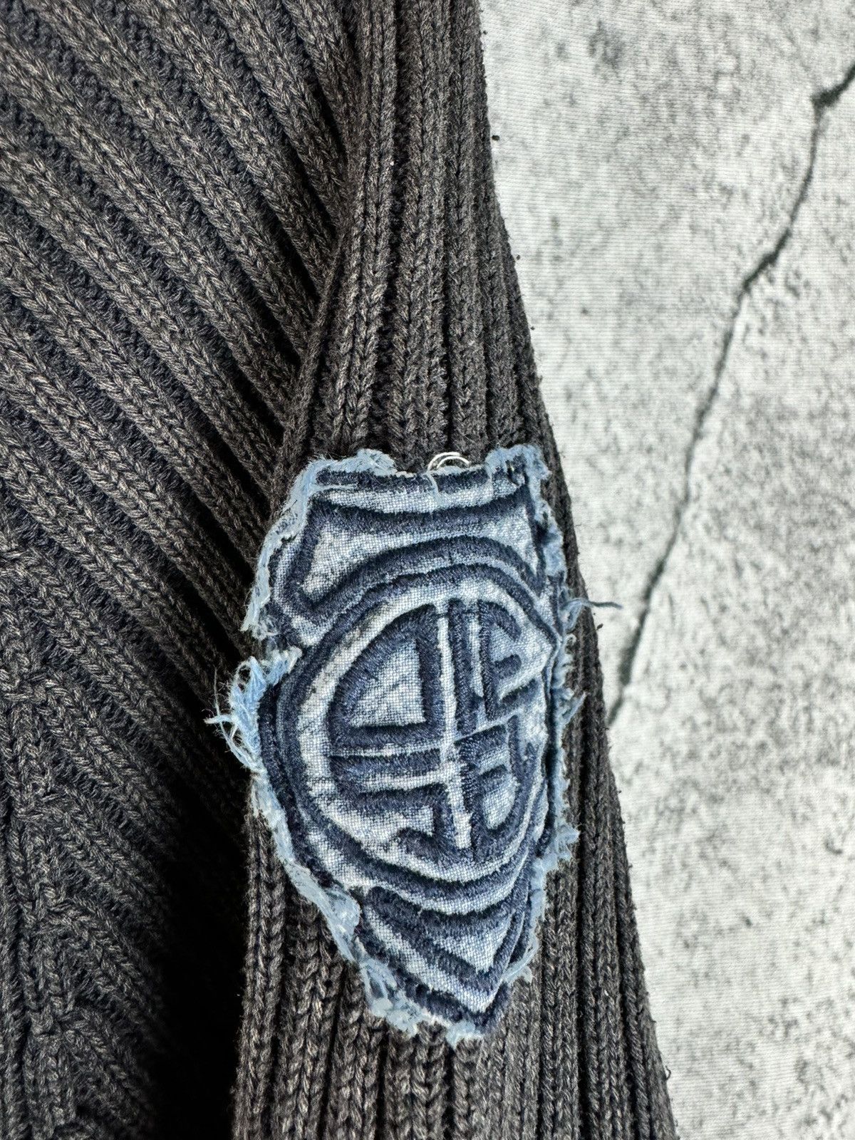Diesel Diesel Knit Military Sweater Vintage 90s Logo Washed Hype Size US M / EU 48-50 / 2 - 4 Thumbnail