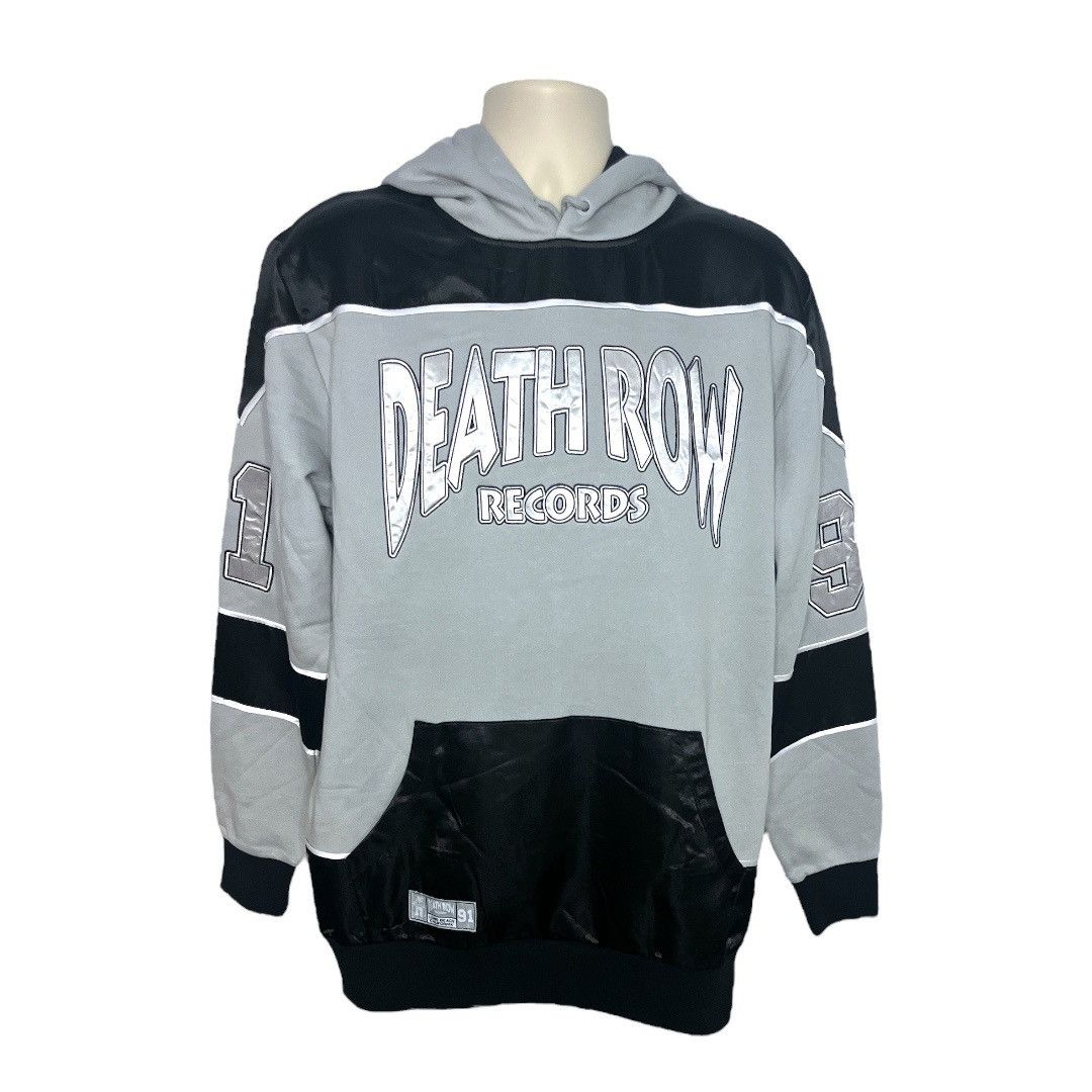 image of NWT Death Row Records Snoop Dogg Hoodie in Silver, Men's (Size XL)