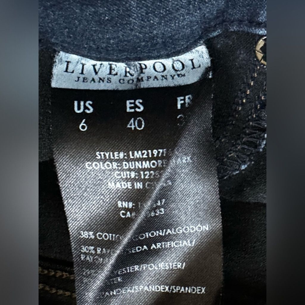 Other Liverpool Denim Jegging Blue Women’s Size 6. Size 28" / US 6 / IT 42 - 11 Thumbnail
