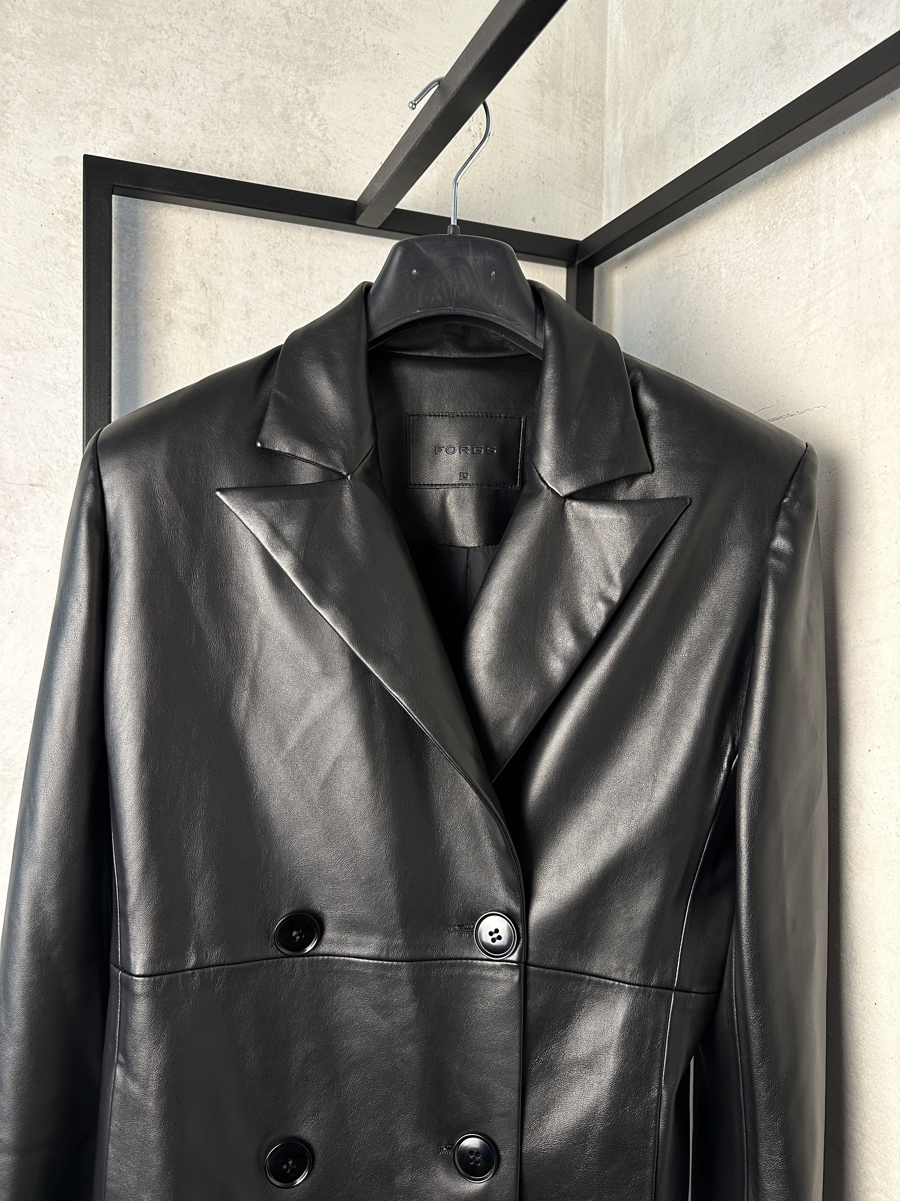 Other Vegan Leather Long Coat Size S / US 4 / IT 40 - 7 Thumbnail