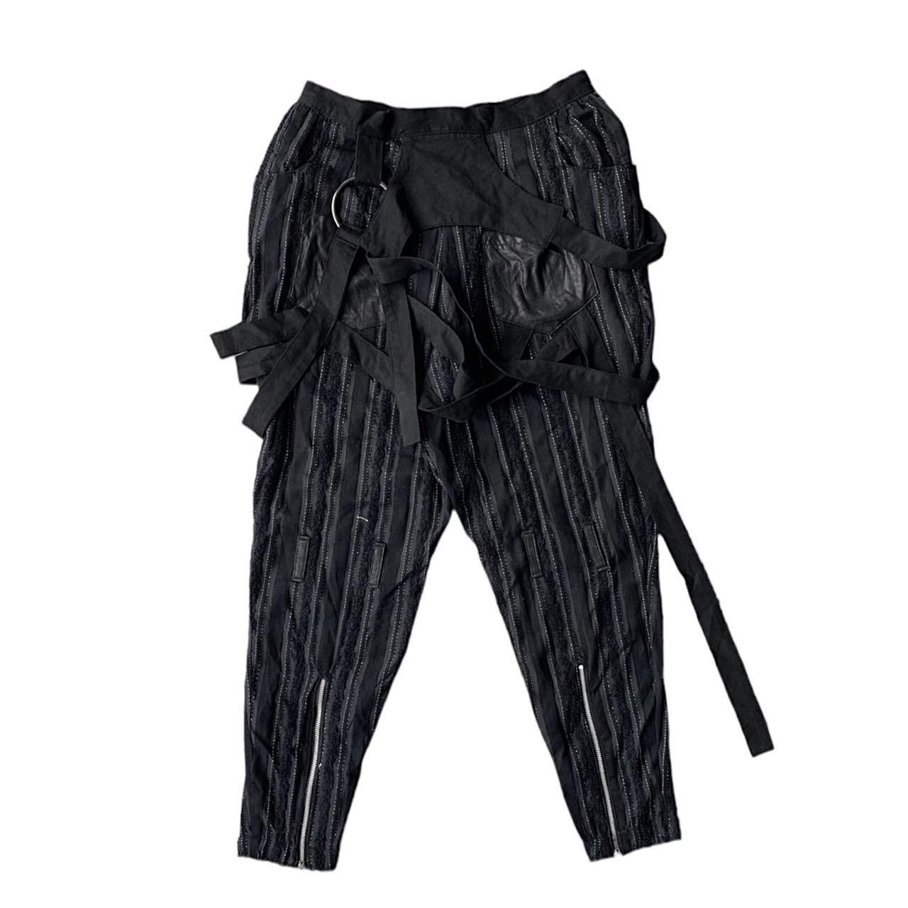 Japanese Brand Ambivalent bondage pinstripe pants Size US 28 / EU 44 - 1 Thumbnail