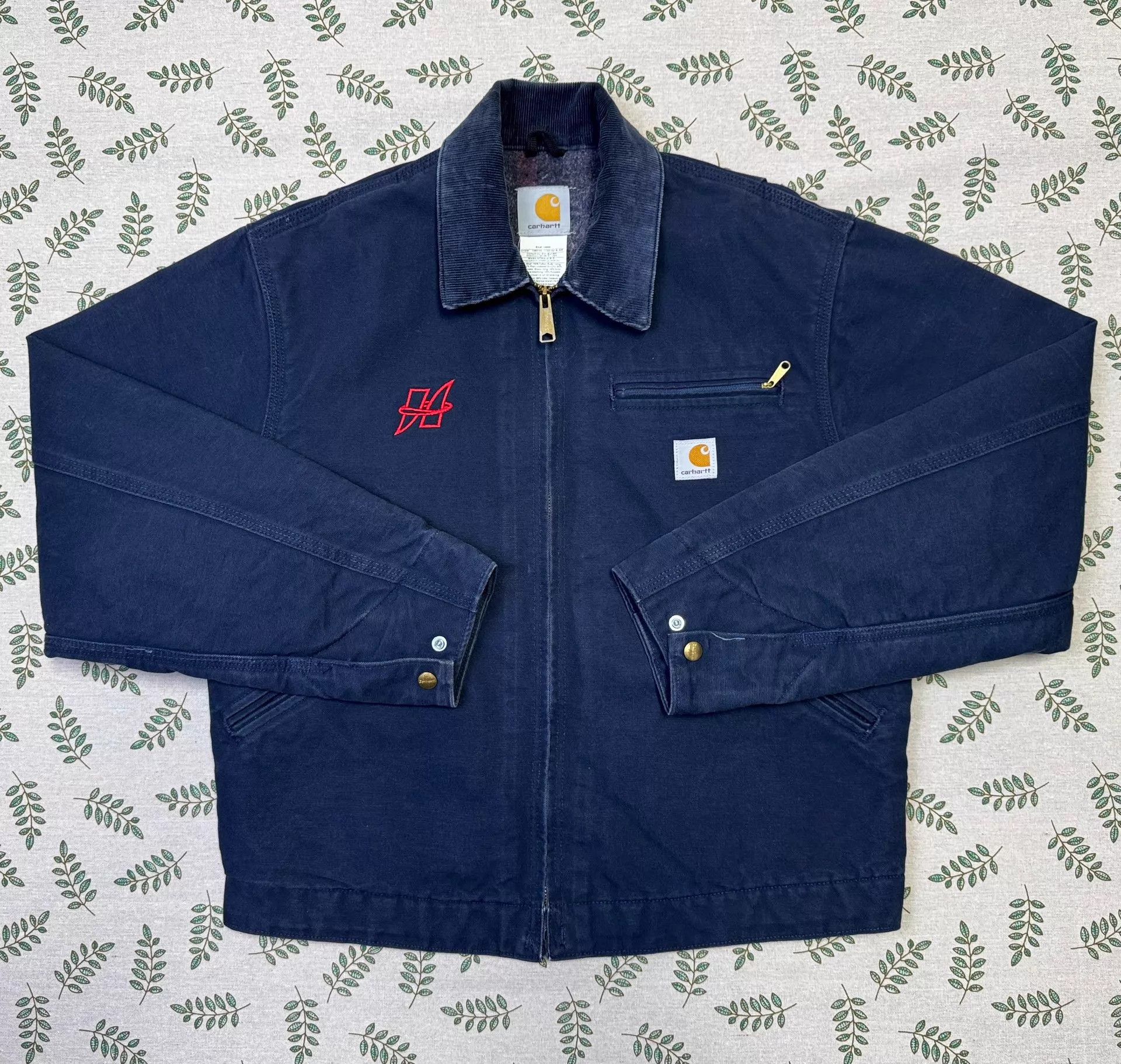 Carhartt Carhartt J01 Detroit Jacket Navy Blue 40/M Size US M / EU 48-50 / 2 - 1 Thumbnail