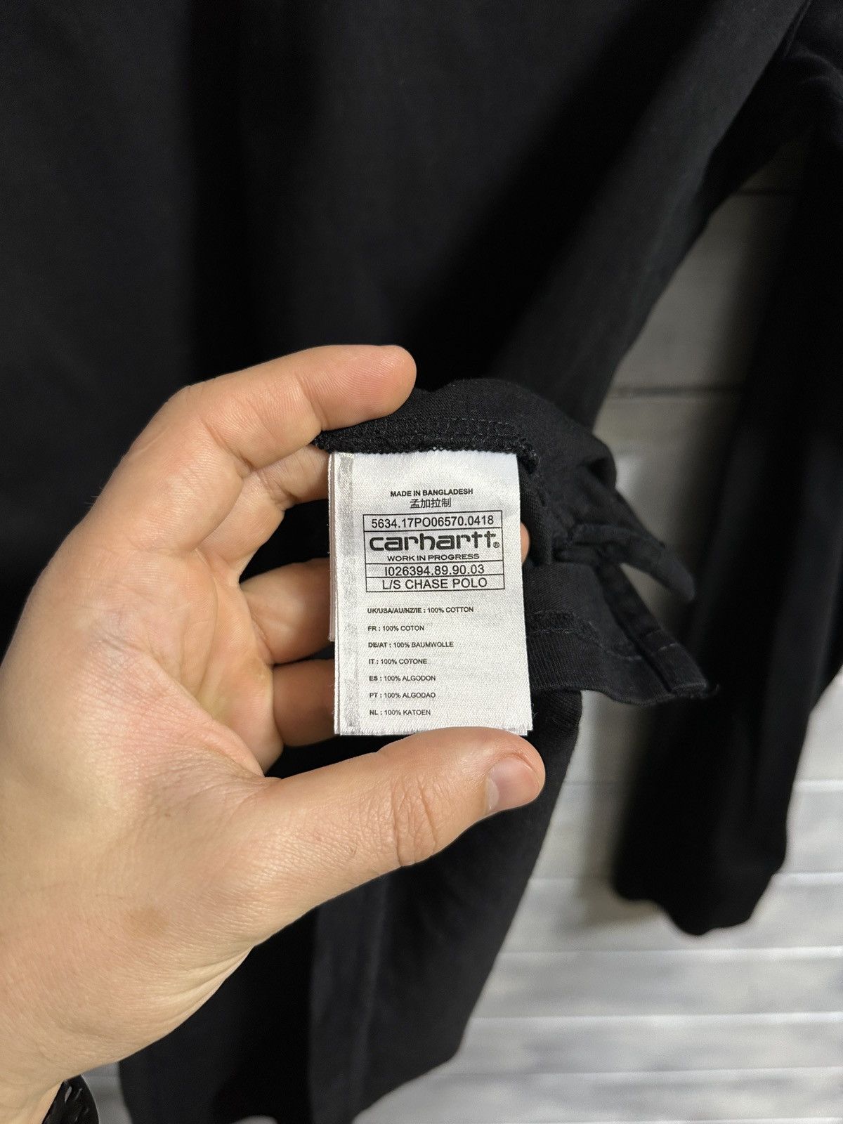 Carhartt Rare Chase Polo Long-Sleeve Carhartt Work In Progress WIP Size US S / EU 44-46 / 1 - 9 Thumbnail