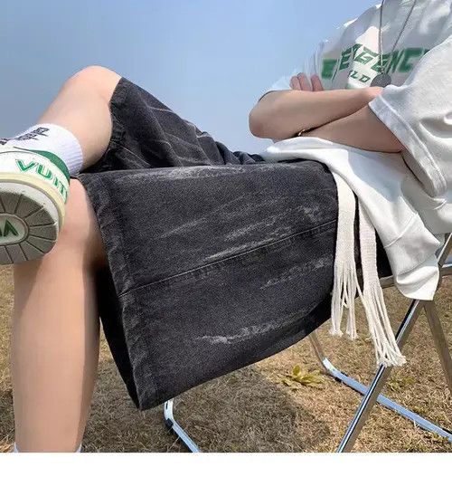 Japanese Brand Black High StreetHonjoh x Asai Vintage Casual Denim Shorts Size US 32 / EU 48 - 3 Thumbnail