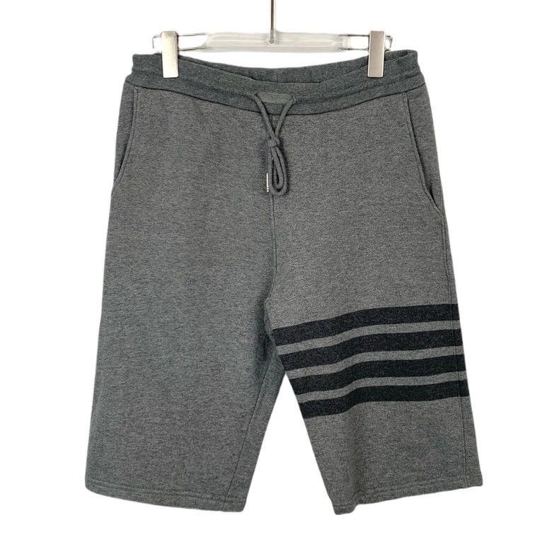 Thom Browne Thom Browne Gray Classic Cotton Shorts - dmc Size US 32 / EU 48 - 1 Thumbnail