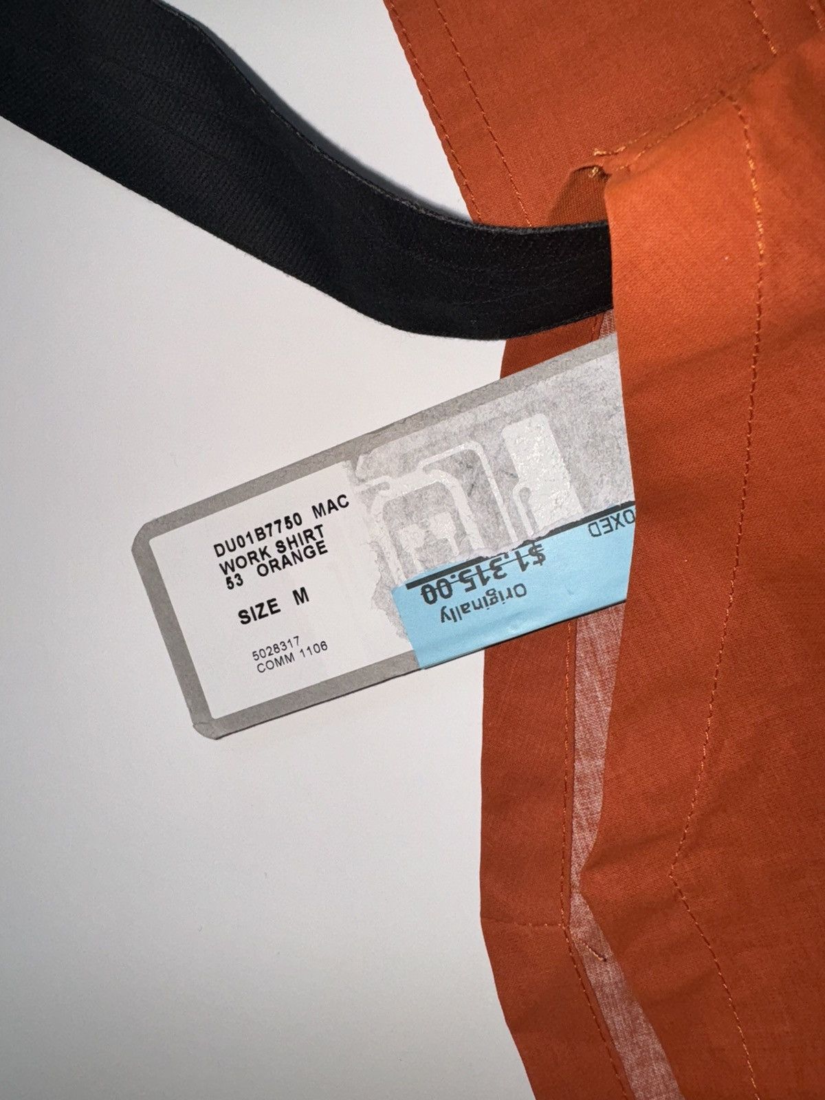 Rick Owens DRKSHDW Orange Work Shirt Size US S / EU 44-46 / 1 - 4 Thumbnail