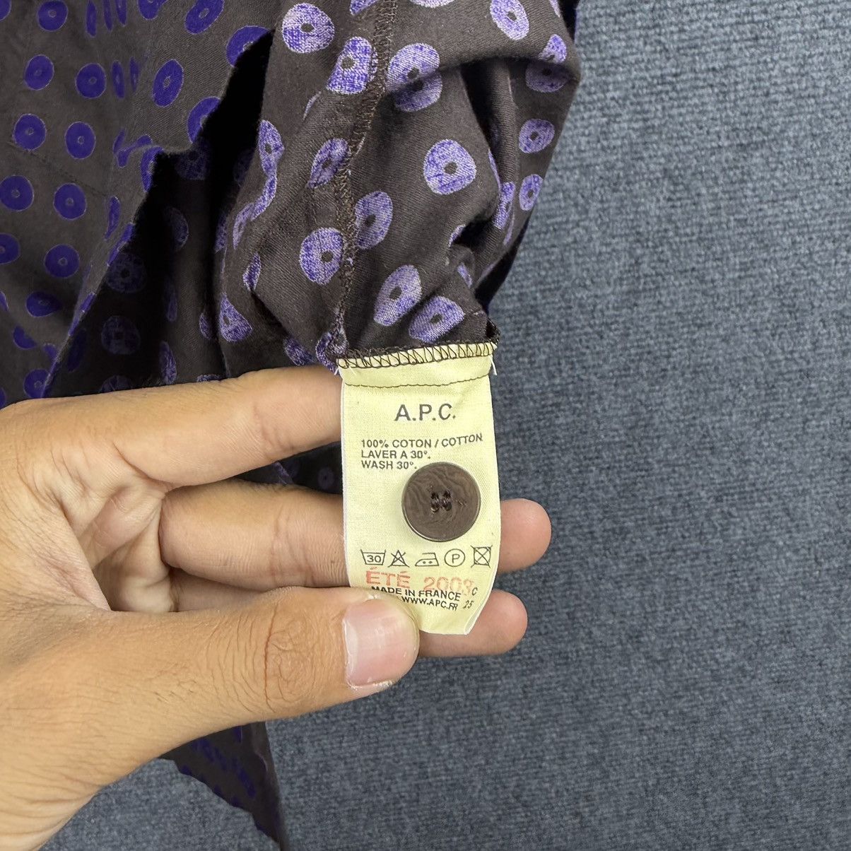 A.P.C. vintage A.P.C. men's short-sleeve from their Summer 2003 Size US M / EU 48-50 / 2 - 5 Thumbnail