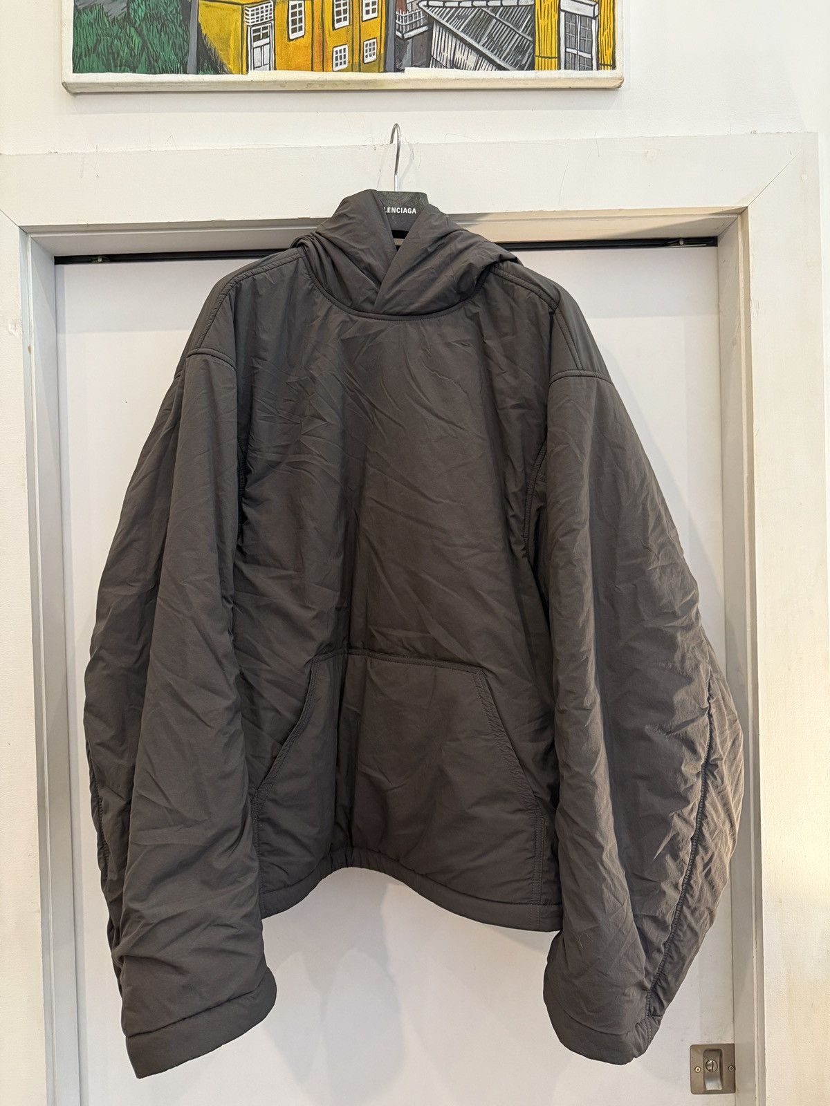 Balenciaga Sporty B Puffer Hoodie Size US L / EU 52-54 / 3 - 1 Thumbnail