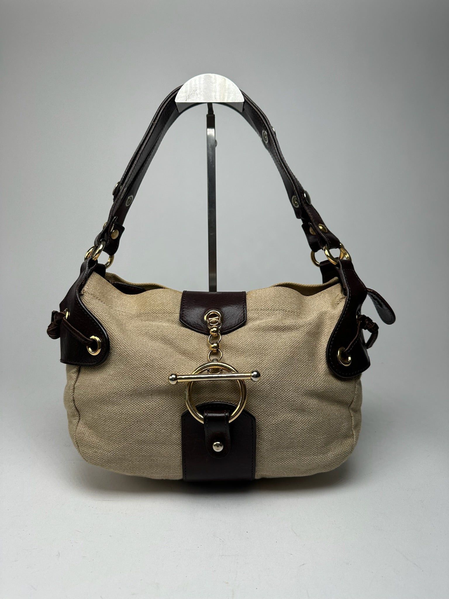 Marni Vintage Handbag Beige Brown Size ONE SIZE - 1 Thumbnail