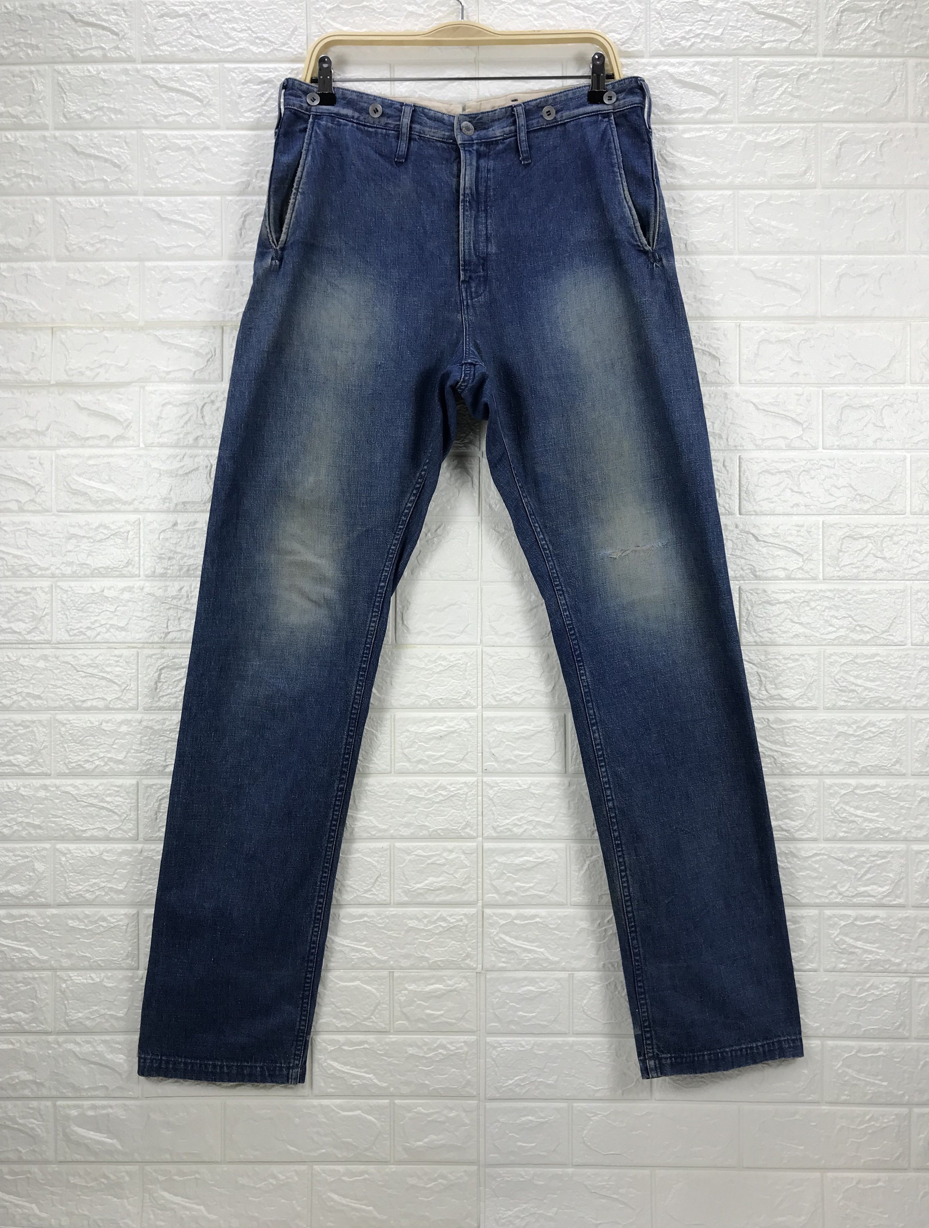 Big John Vintage Big John Buckle Back Distressed Jeans Size US 32 / EU 48 - 5 Thumbnail