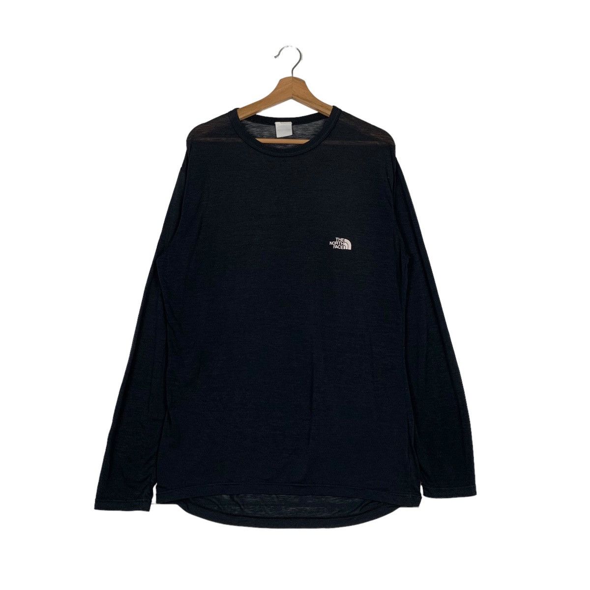 The North Face TNF Embroidery Small Logo Long Sleeve Thin Tees #0346-C16 Size US L / EU 52-54 / 3 - 1 Thumbnail