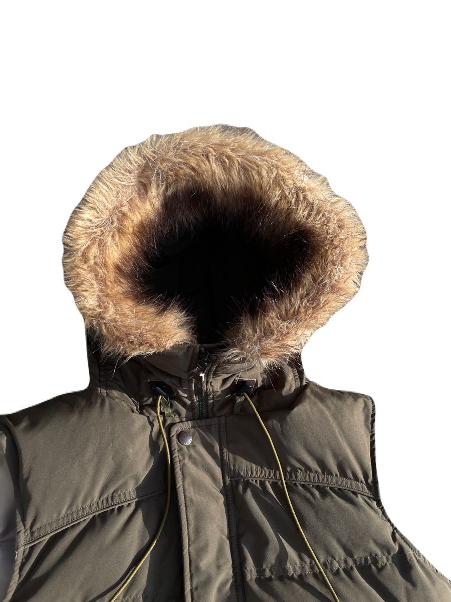 If Six Was Nine 2000s Japanese archive Fur Gimmic Puffer Zip-up Vest Y2K Size US S / EU 44-46 / 1 - 7 Thumbnail