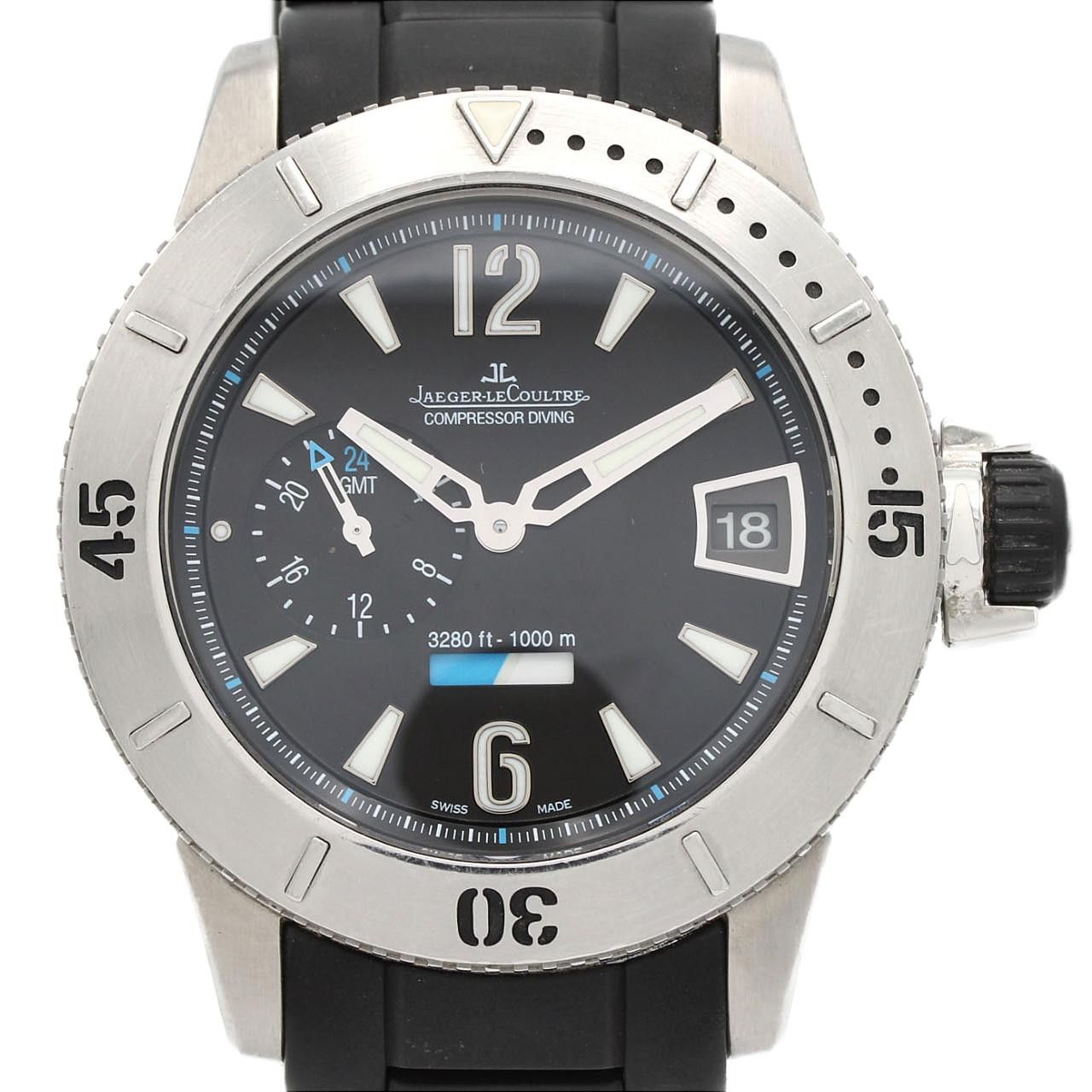 Other Jaeger-LeCoultre Jaeger-LeCoultre Master Compressor Diving GMT Limited Titanium Automatic Metal Automatic 160.T.05/Q187T770 DUTY FREE for USA Size ONE SIZE - 1 Thumbnail