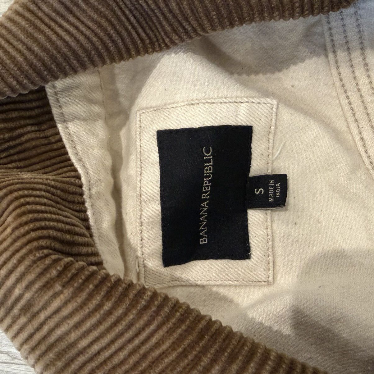 Banana Republic Banana Republic canvas/corduroy trucker jacket Size US S / EU 44-46 / 1 - 3 Thumbnail