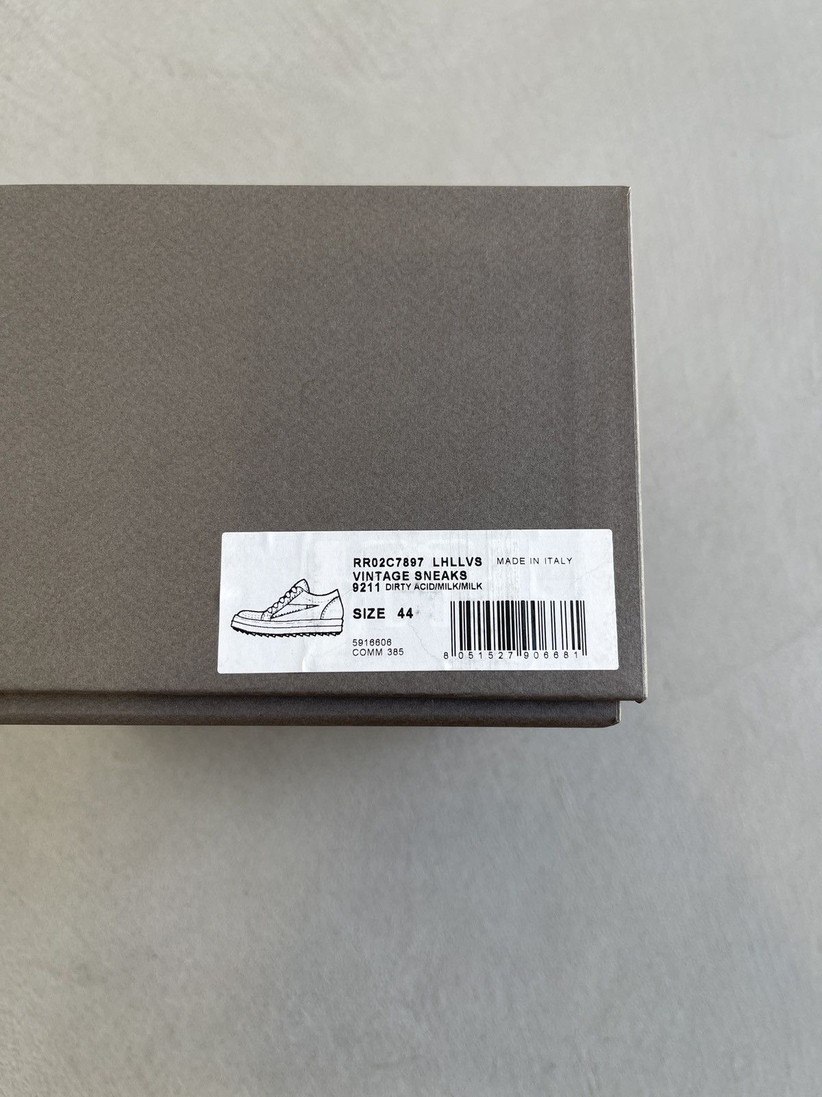 Rick Owens STEAL! FW23 Rick Owens Mainline Vintage Sneakers Pony Hair Size US 11 / EU 44 - 12 Thumbnail