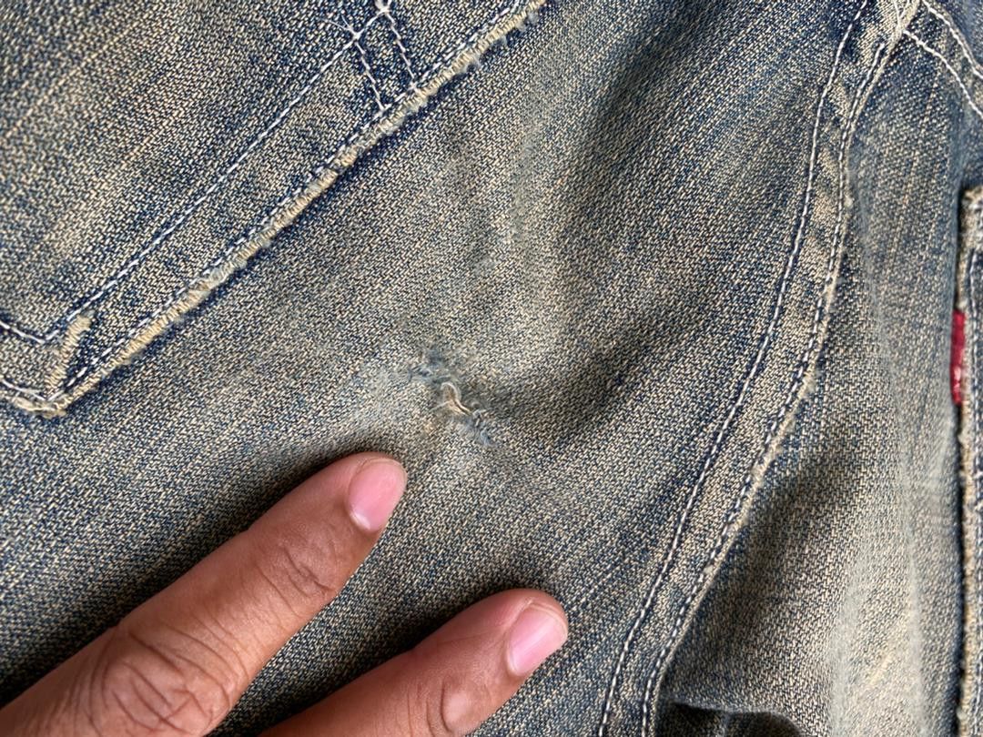 Levi's Vintage Clothing VINTAGE DISTRESSED LEVIS JEANS Size 28" / US 6 / IT 42 - 8 Thumbnail