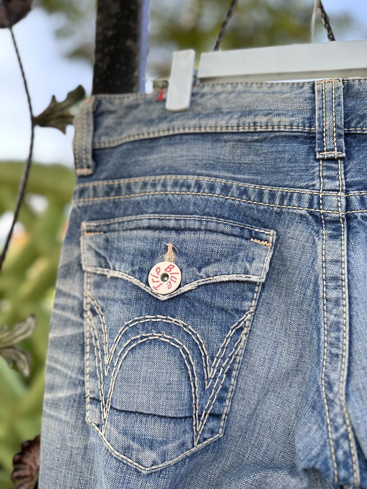 If Six Was Nine Vintage Edwin Surf Board Blue Trip Bootcut . Size US 33 - 8 Thumbnail