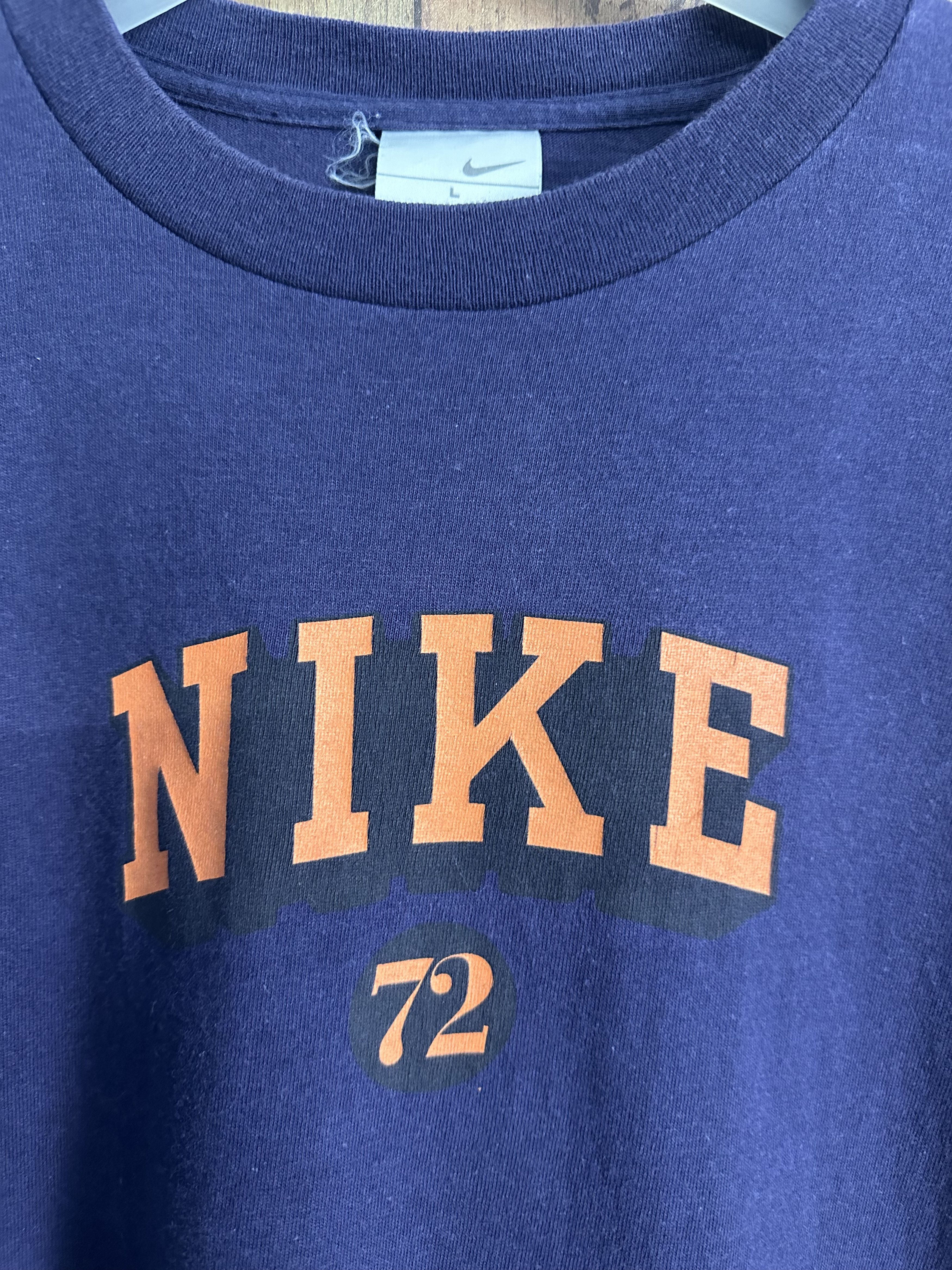 Nike Nike 72 Faded Washed Vintage Tshirt A348 Size US L / EU 52-54 / 3 - 3 Thumbnail