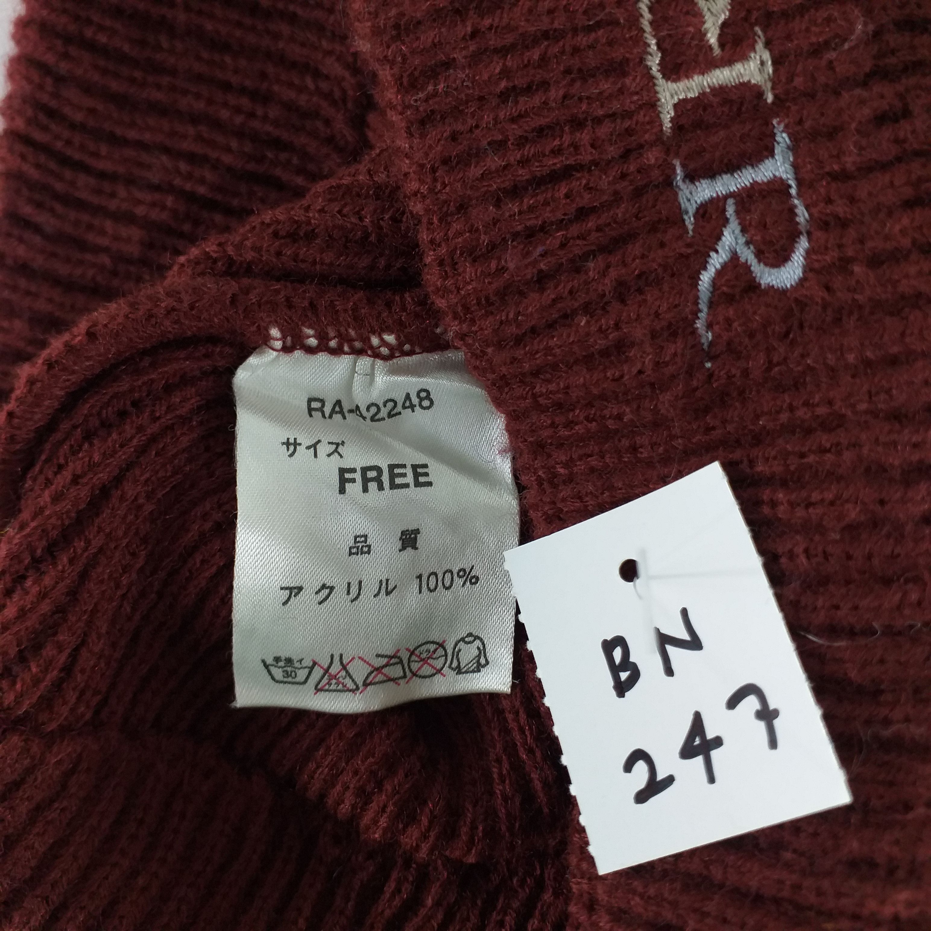 Japanese Brand RR Japanese Brand Embroidery Snow Cap Hat Beanie -BN247 Size ONE SIZE - 4 Thumbnail